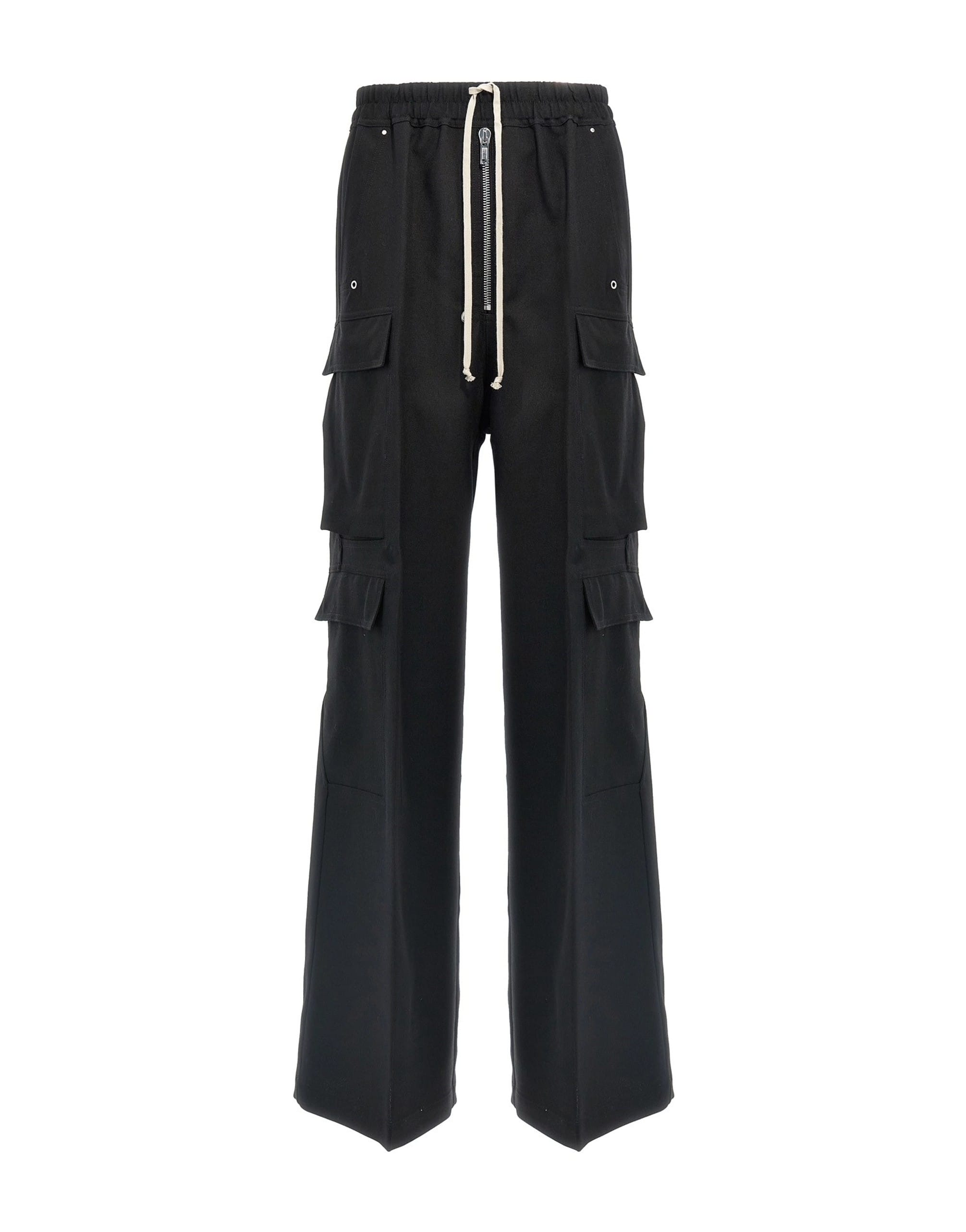 Rick Owens Cargobelas Wool Cargo Pants