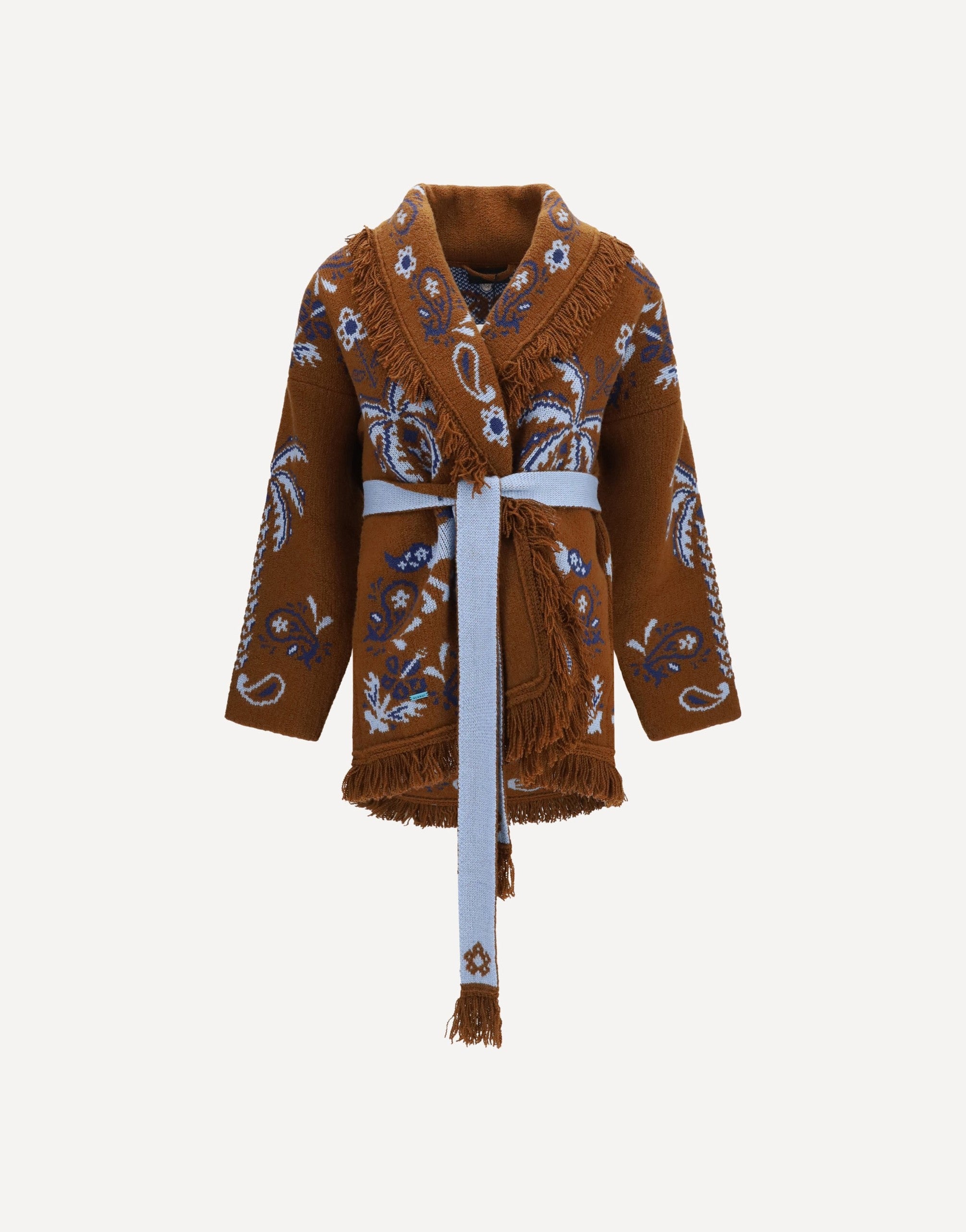 Alanui Island Roots Cardigan With Belt