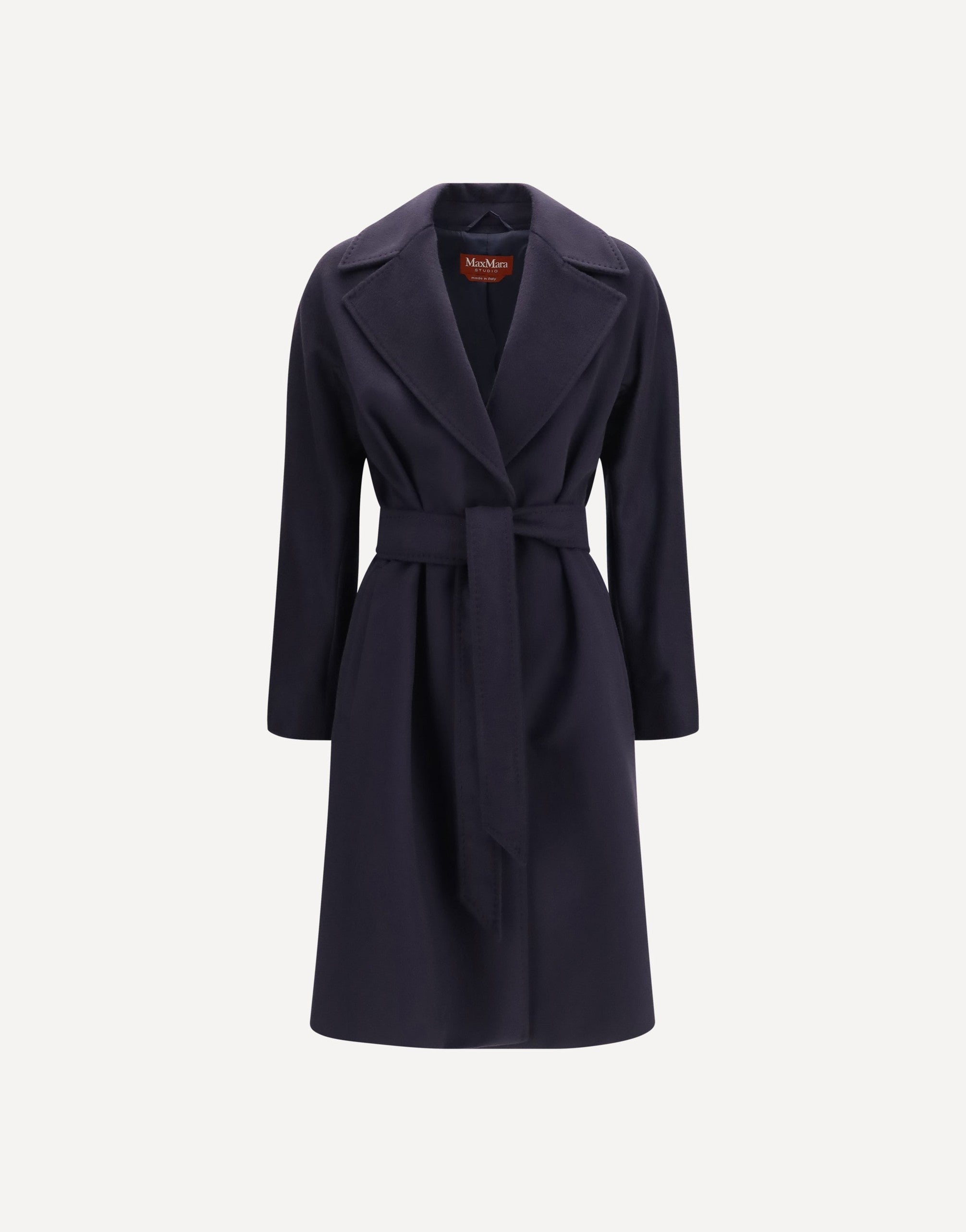 Max Mara Wool Coat With Peak Lapels