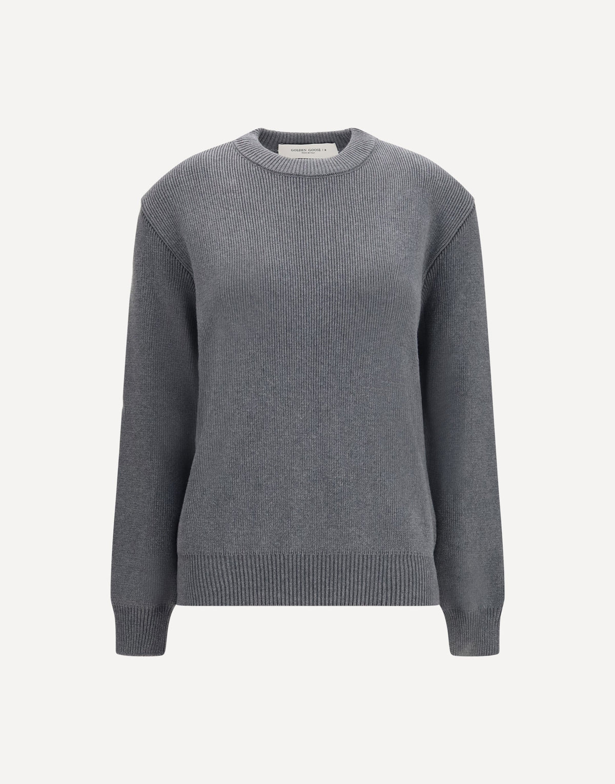 Golden Goose Cotton Crewneck Sweater With Back Logo