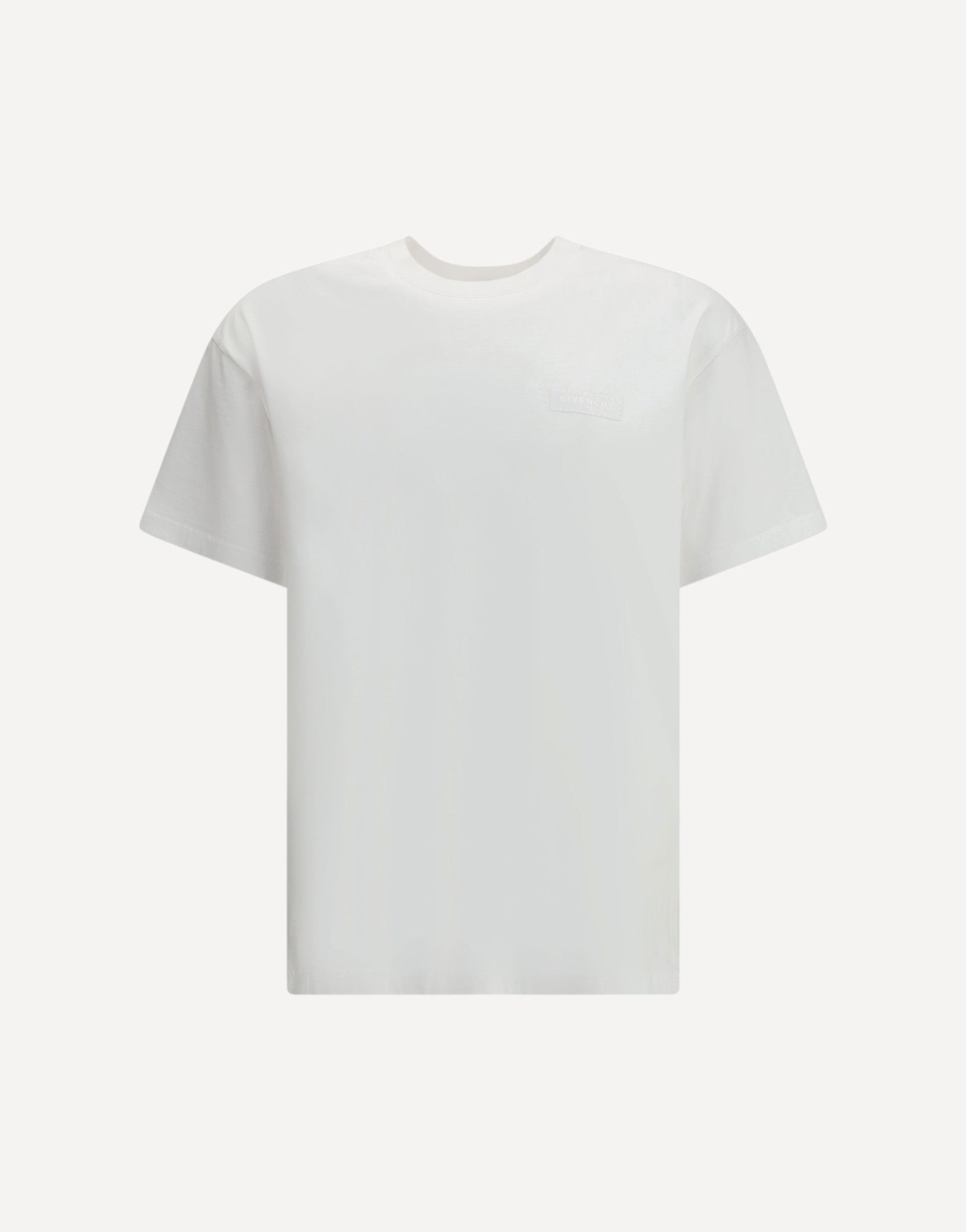 Cotton T-Shirt With Logo Patch