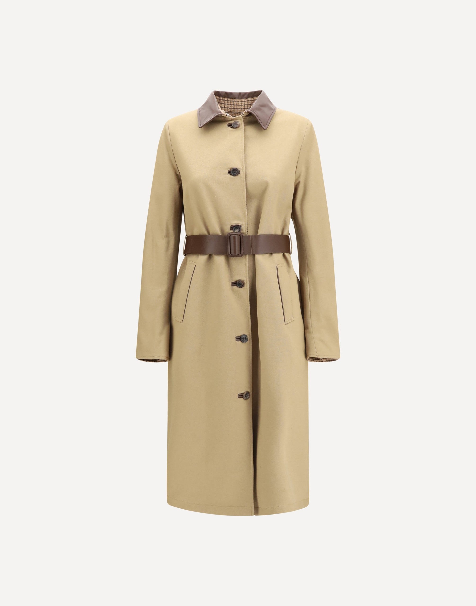 Jacob Cohen Reversible Cotton Gabardine Trench Coat