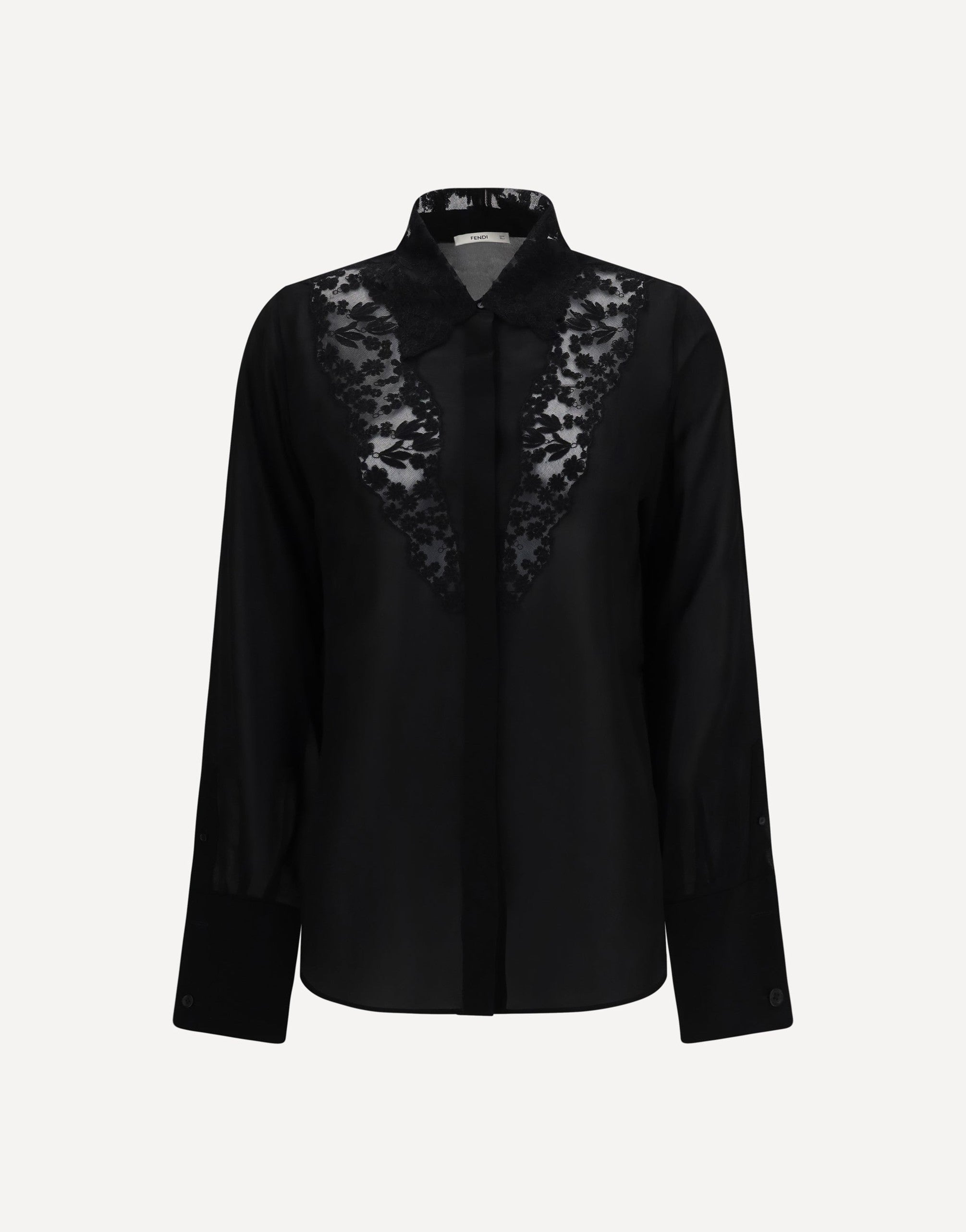 Fendi Georgette-Hemd