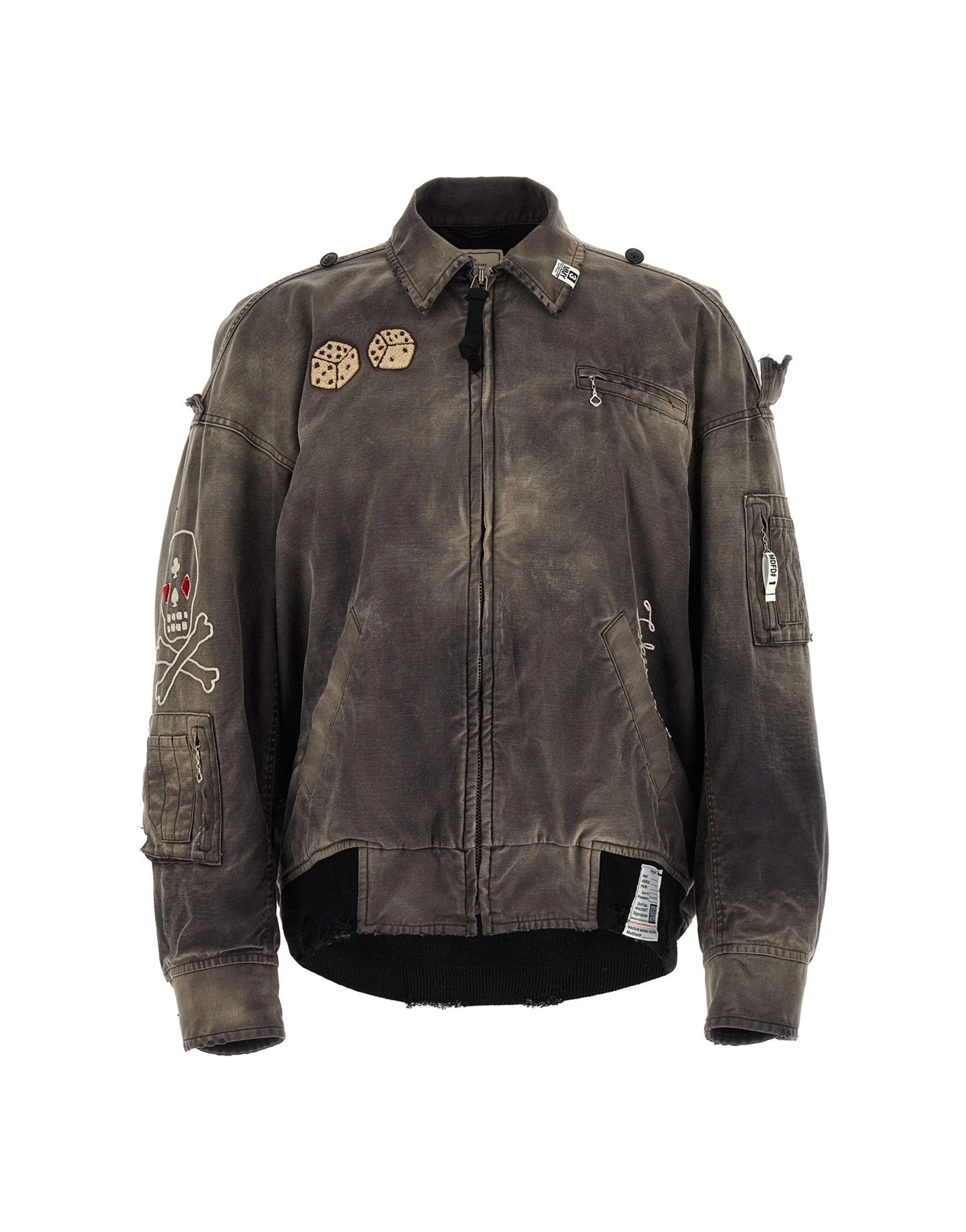 Maison Mihara Yasuhiro stukgeverfde militaire jas