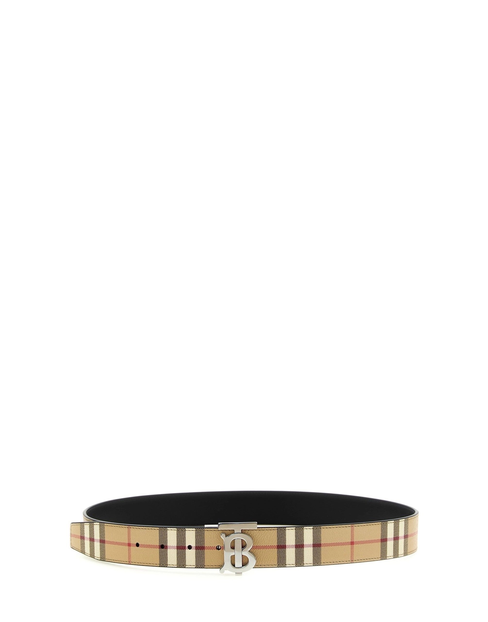 Burberry Monogram Buckle Reversible Belt