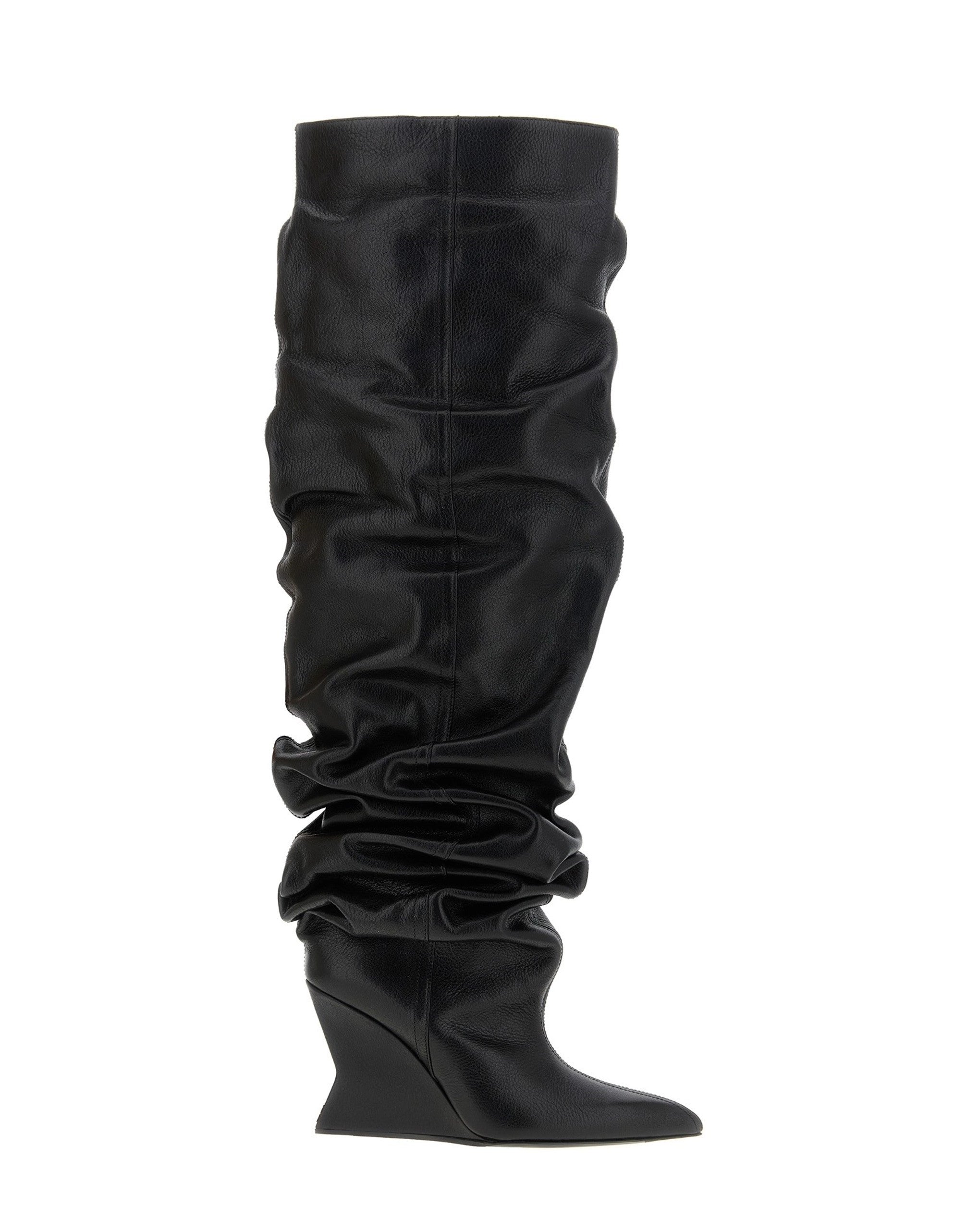 Balmain Hammered Leather Cuissardes