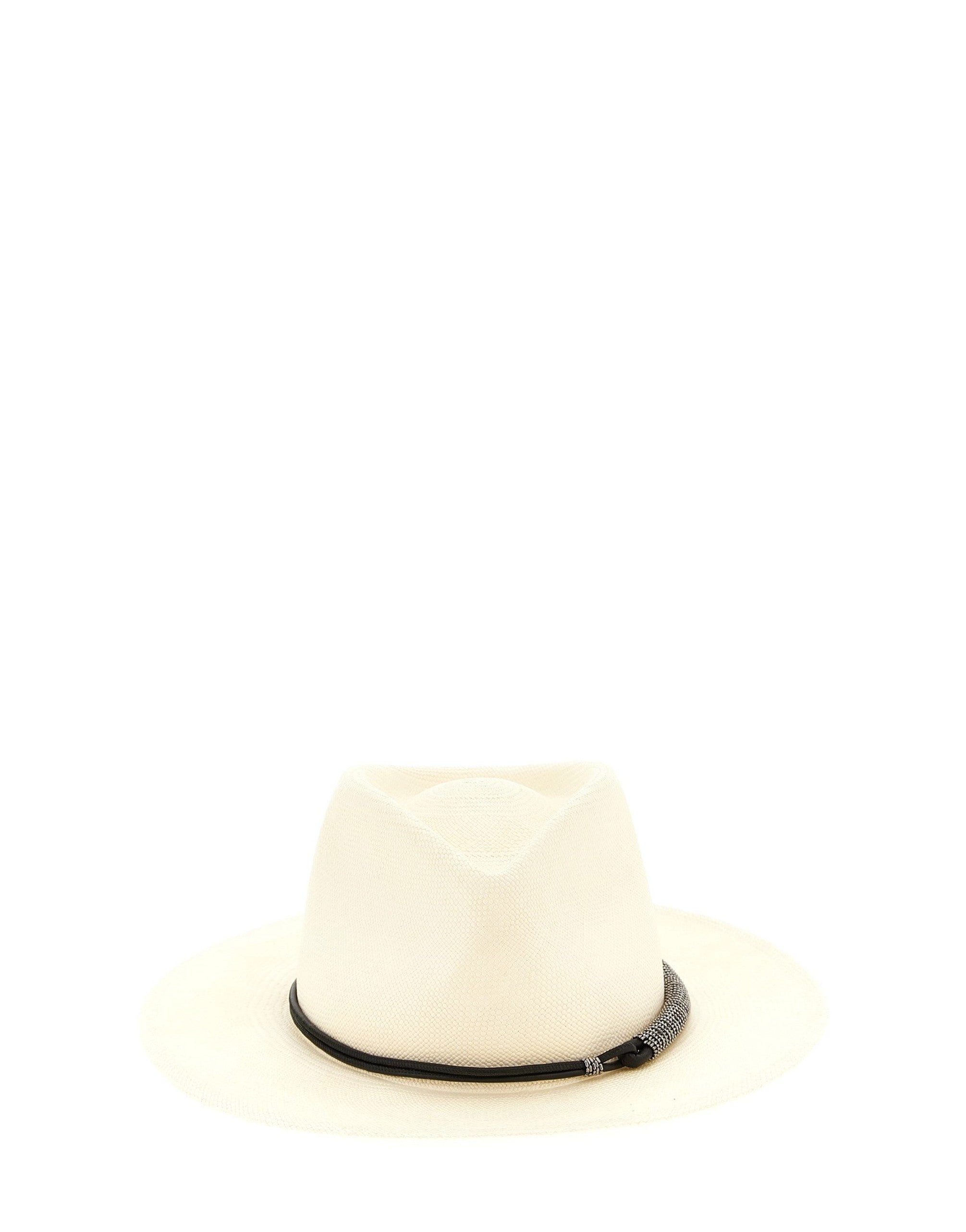 Brunello Cucinelli Monile Raffia Fedora Hat