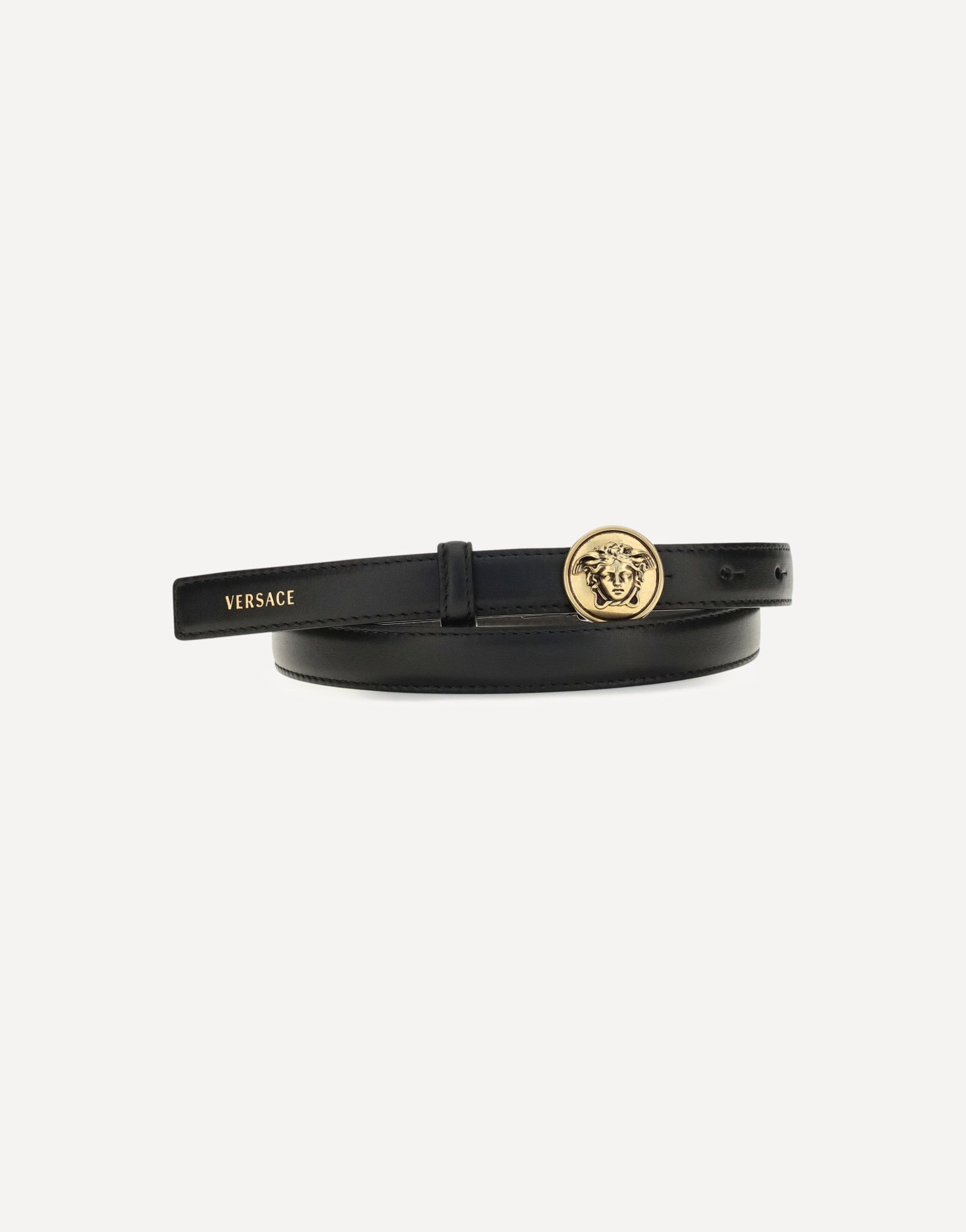 Versace Logo Leather Belt