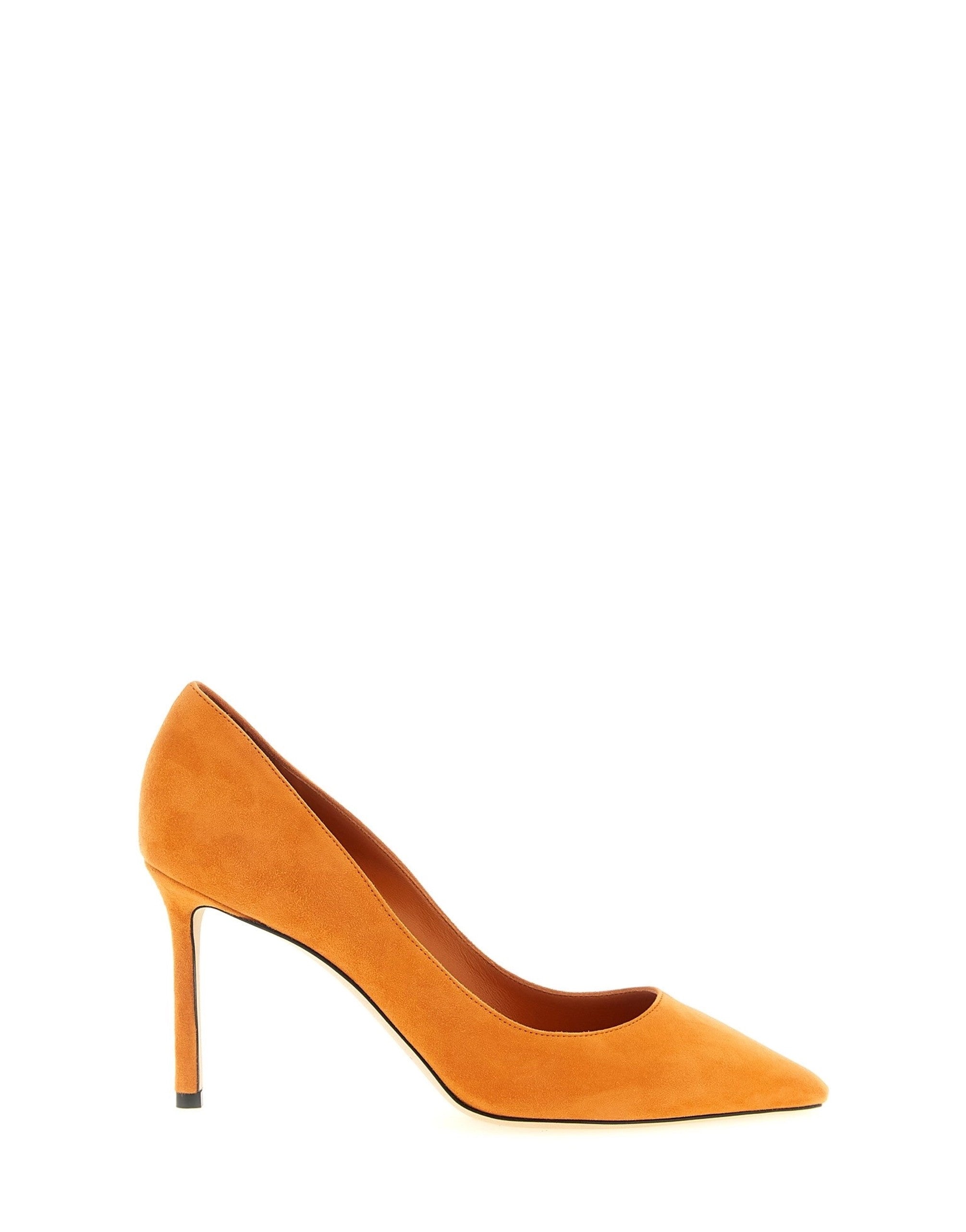 Jimmy Choo Romy Orange Suede Pumps