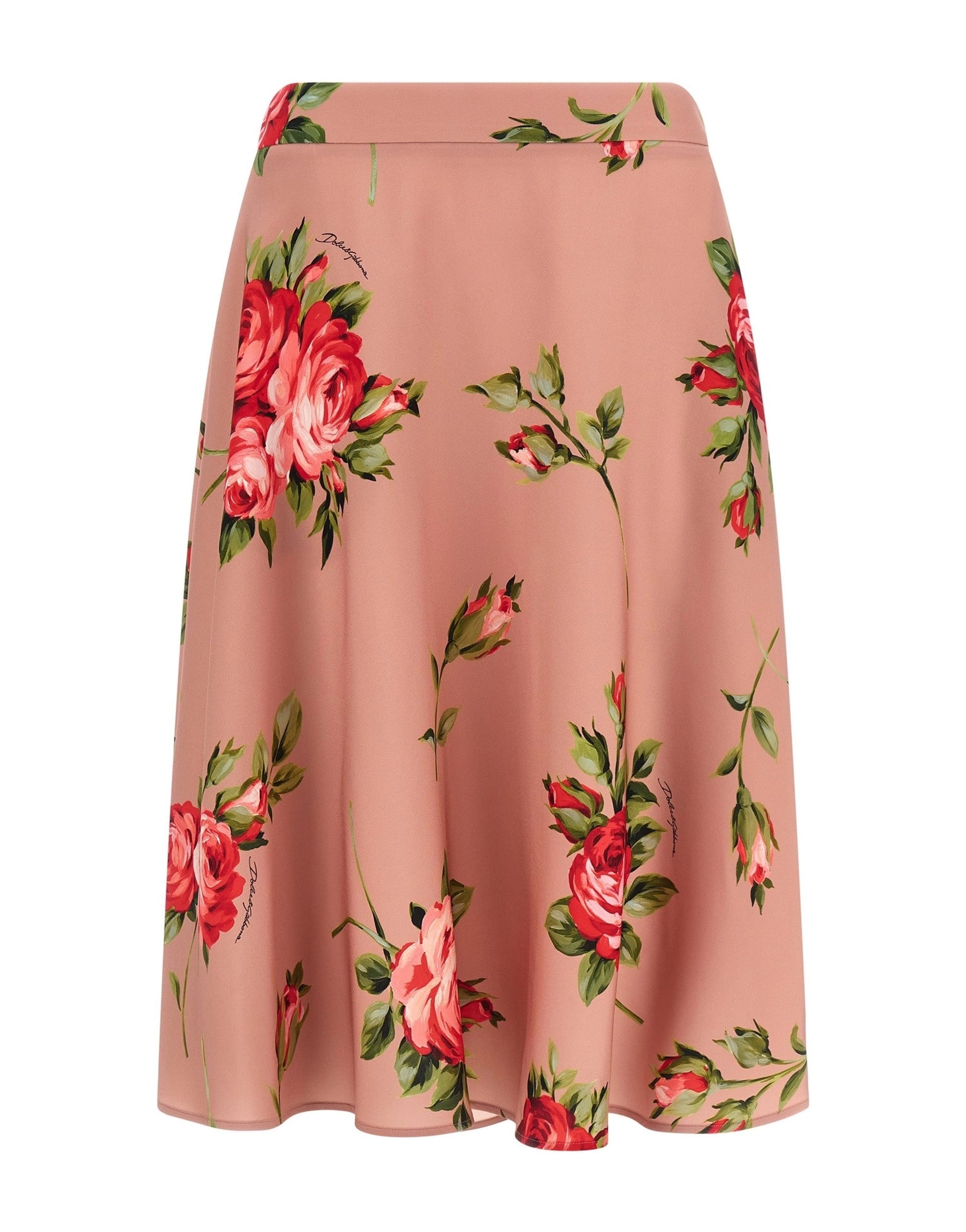 Dolce & Gabbana Bouquet Rose Zijden Rok