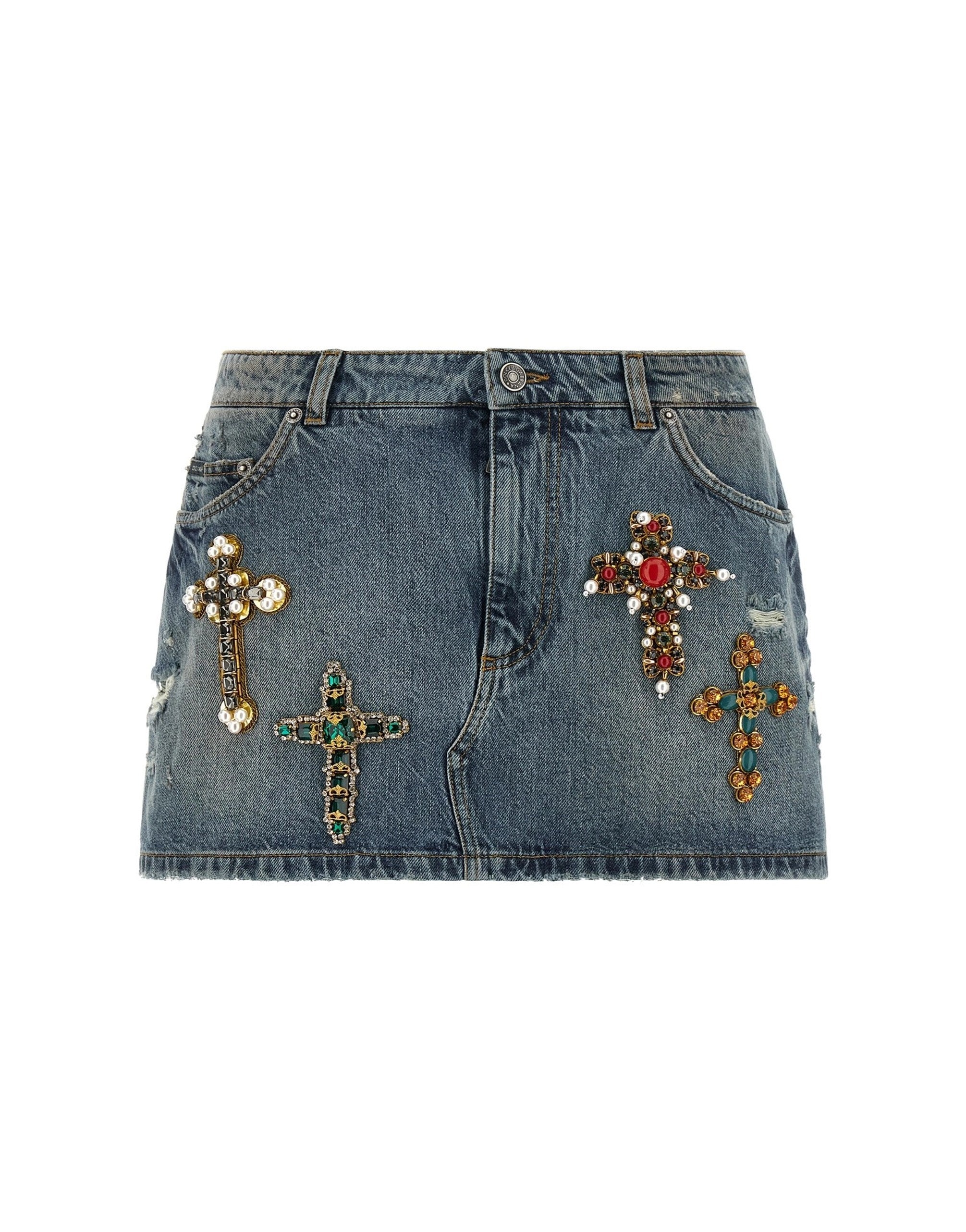 Dolce & Gabbana Embroidery Skirt | Sendegaro JP