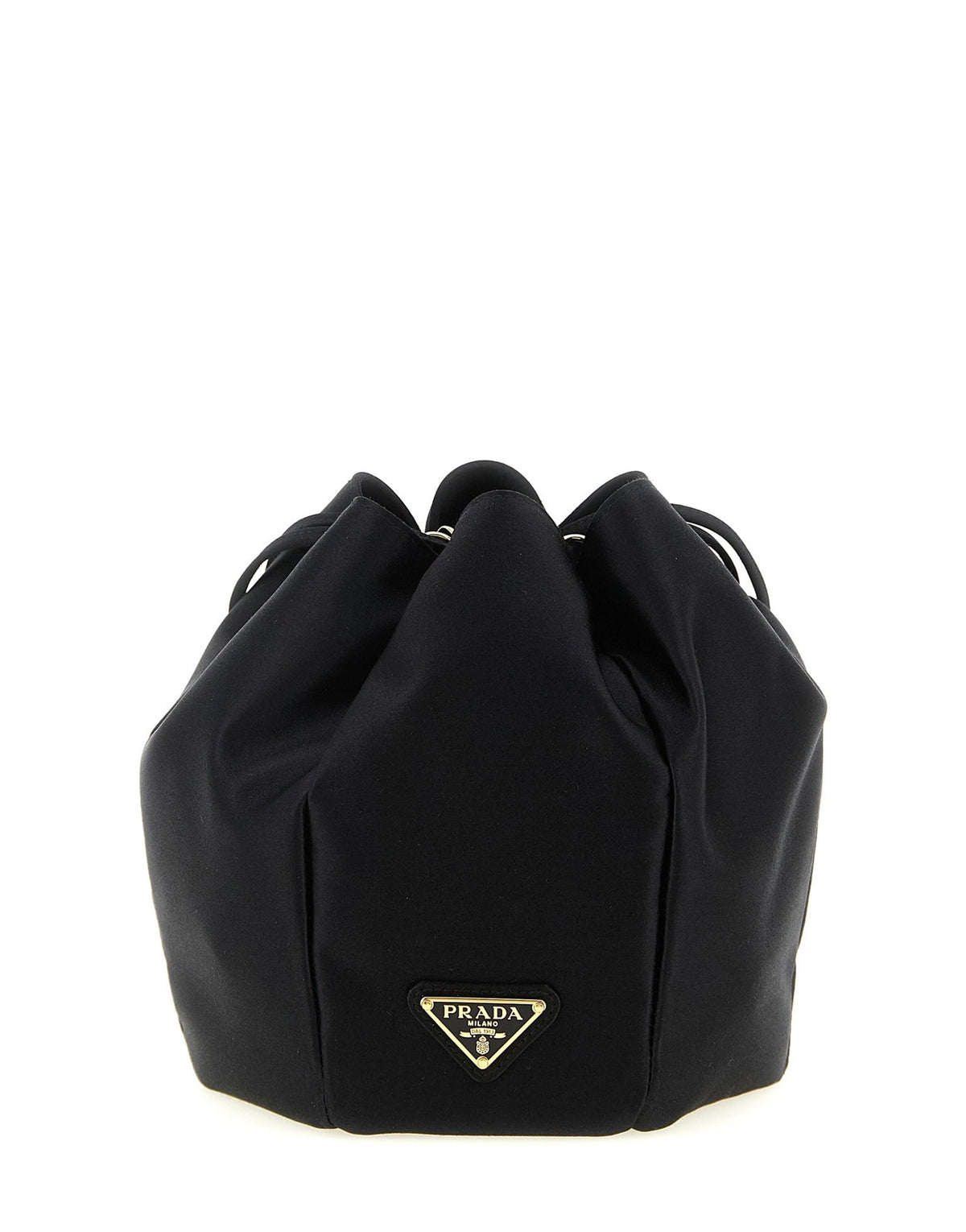 Prada Mini Satin Bucket Bag