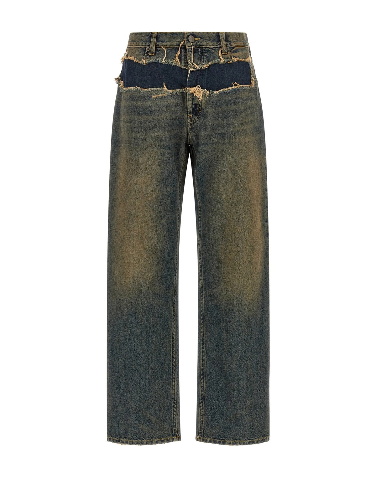 Maison Margiela Straight-Leg Distressed Jeans