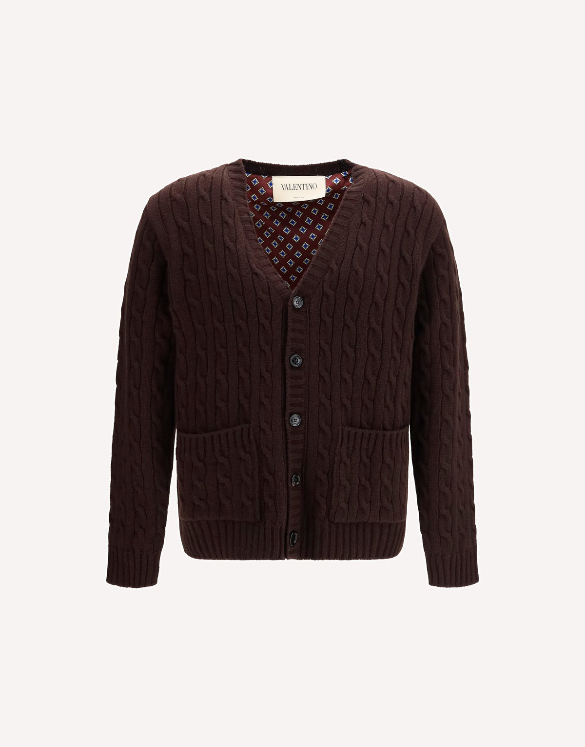 Valentino Garavani Virgin Wool V-Neck Cardigan