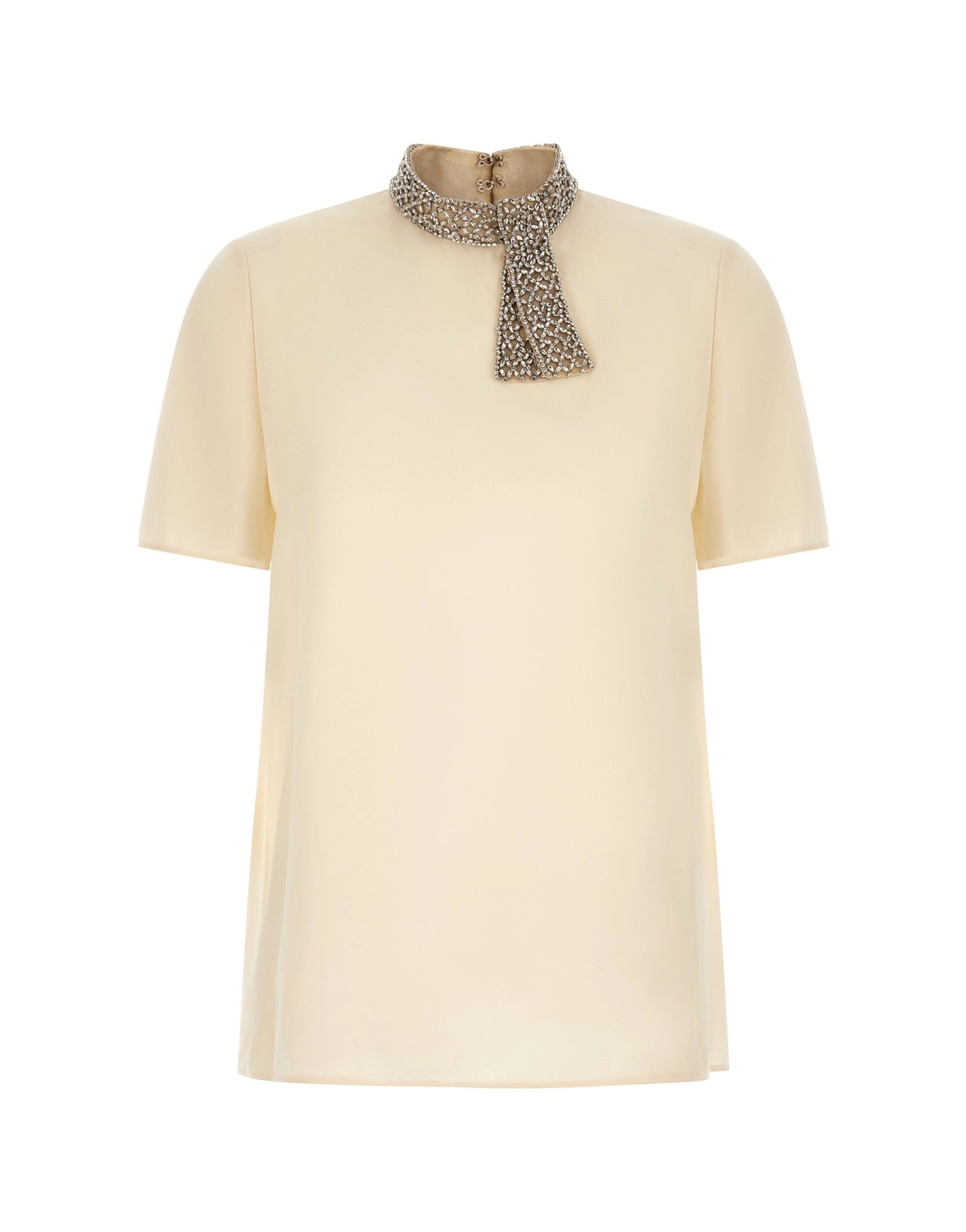 Valentino Garavani Jewel Collar Top