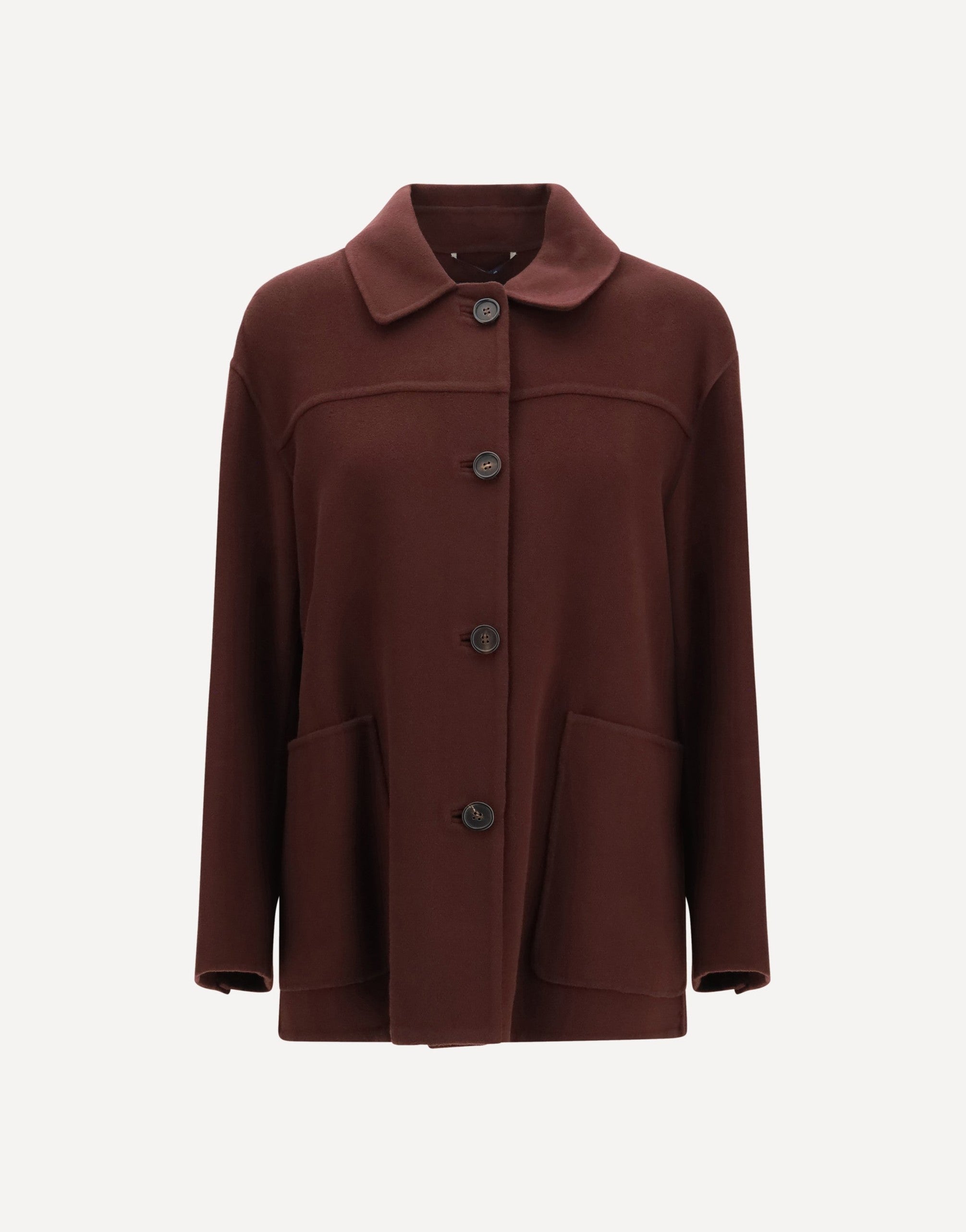 'S Max Mara Giugno Short Virgin Wool Coat