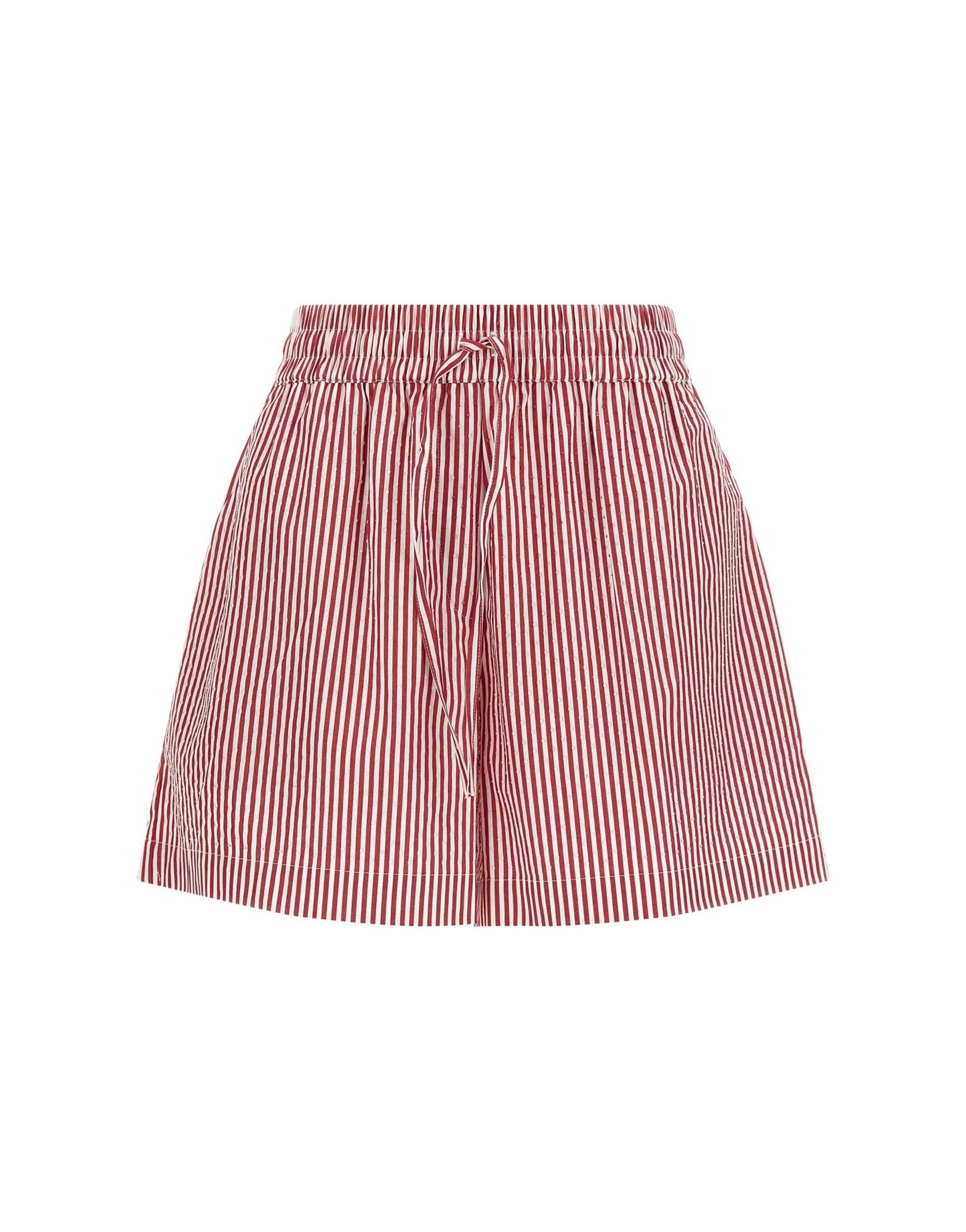 P.A.R.O.S.H. Cashine gestreepte shorts met strass