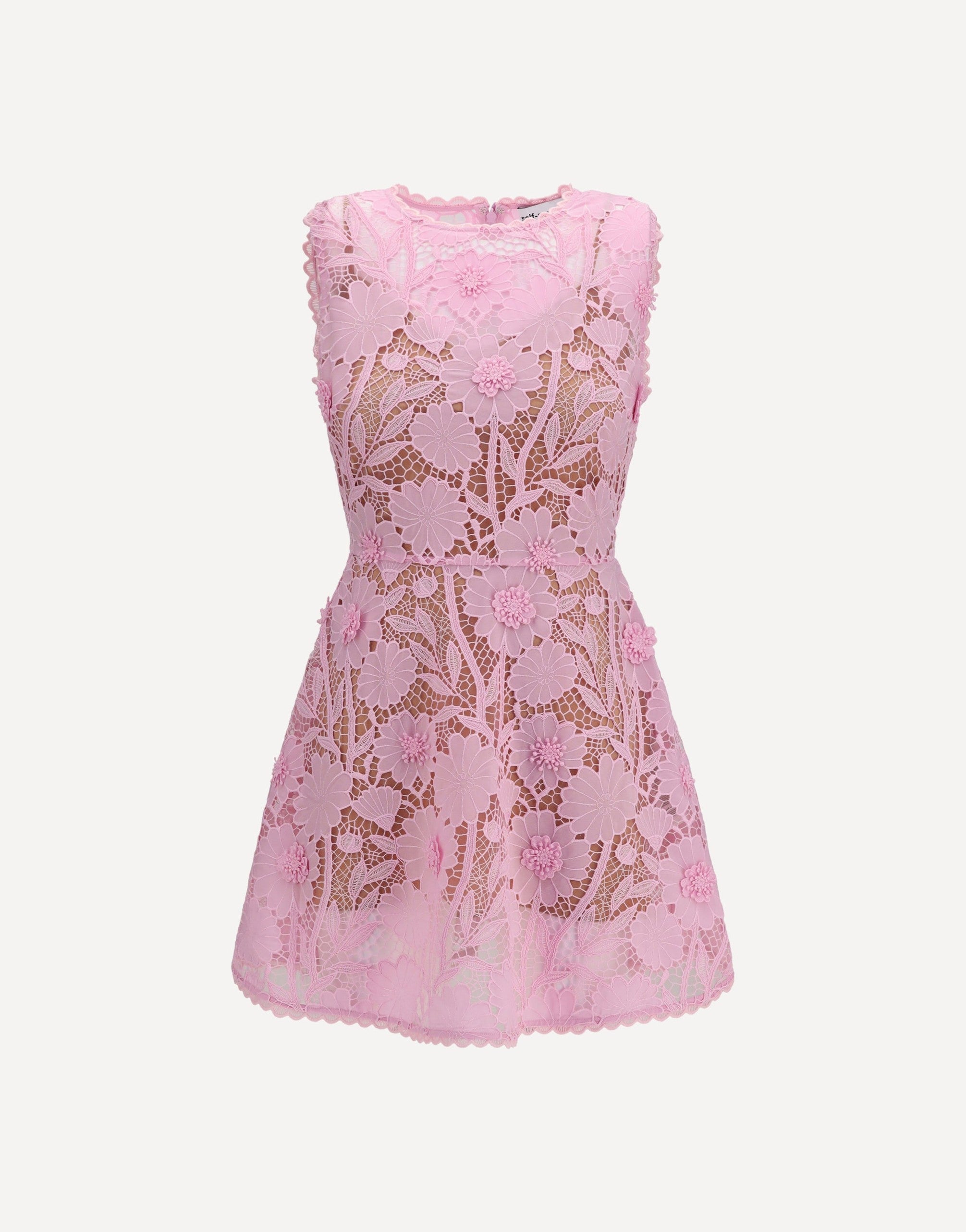 Self-Portrait Short Lace Dress