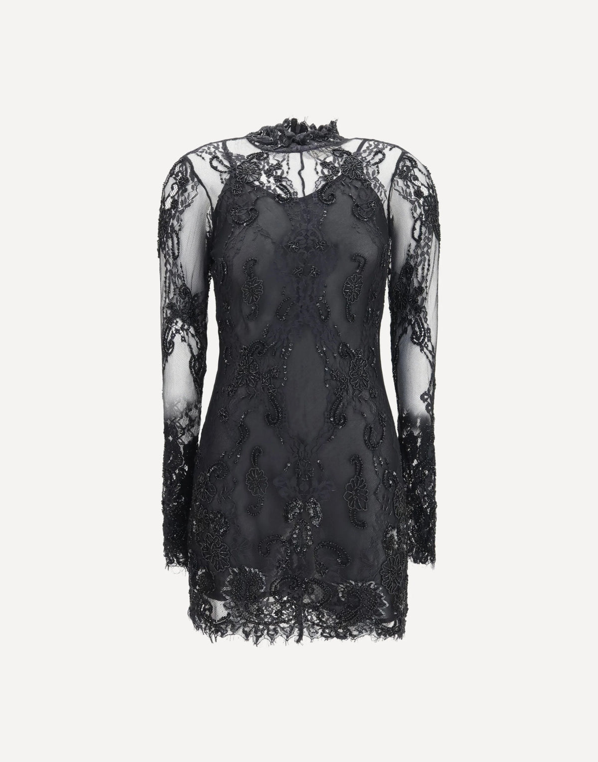Blumarine Embroidered Lace minijurk