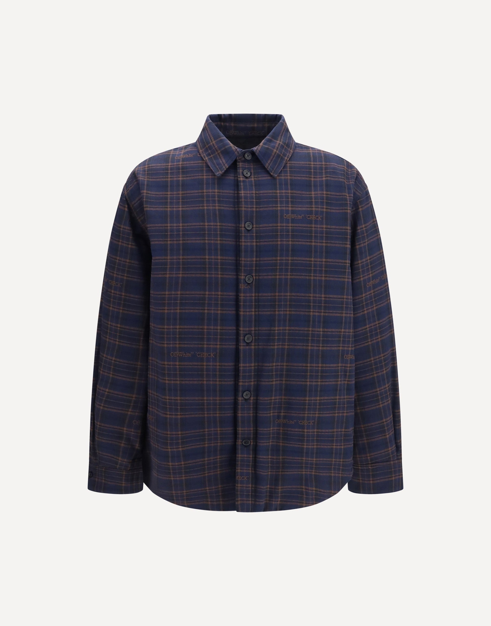 Off-White Oversized Padded Flannel Shirt