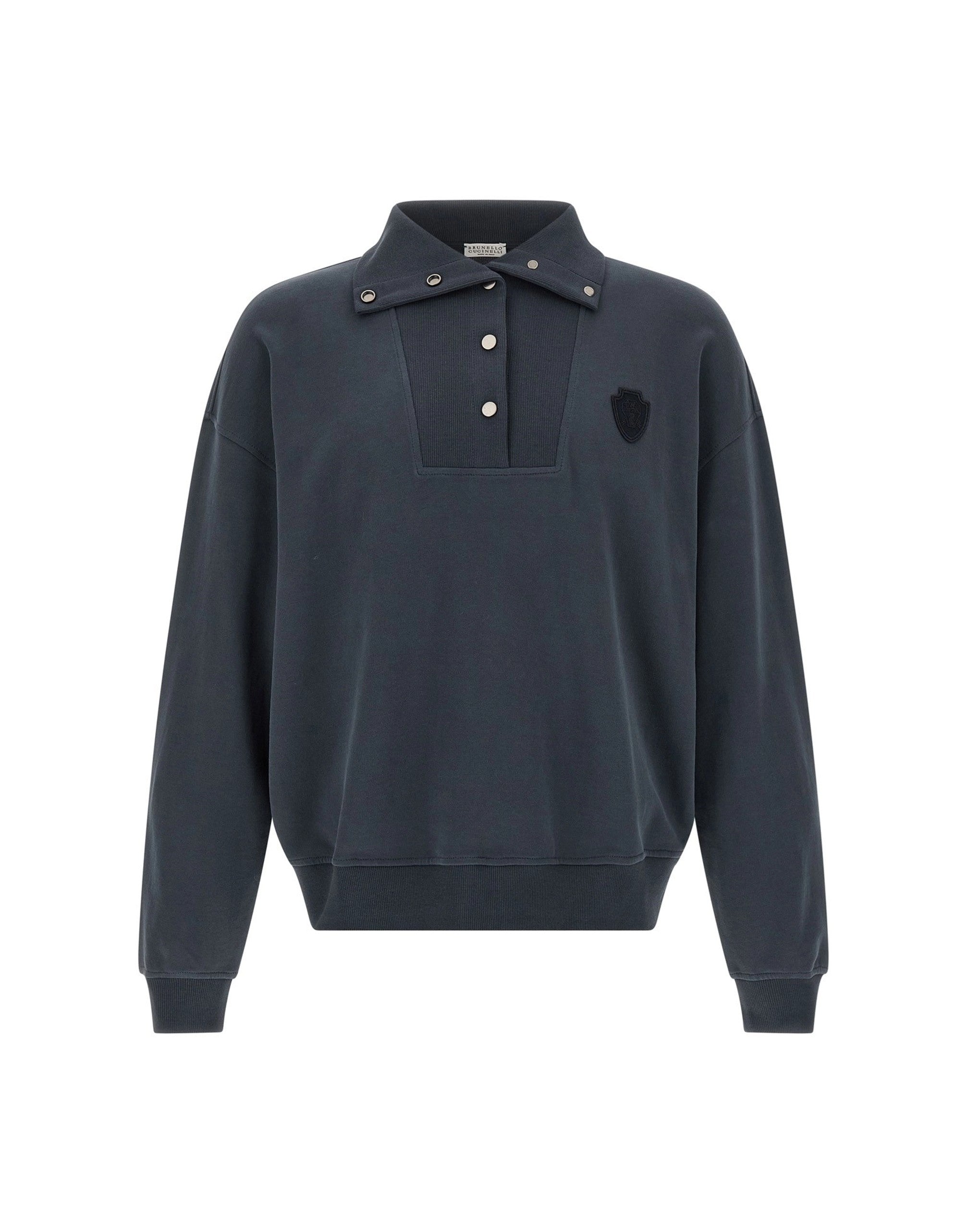 Brunello Cucinelli Smooth ポロ スウェットシャツ | Sendegaro JP