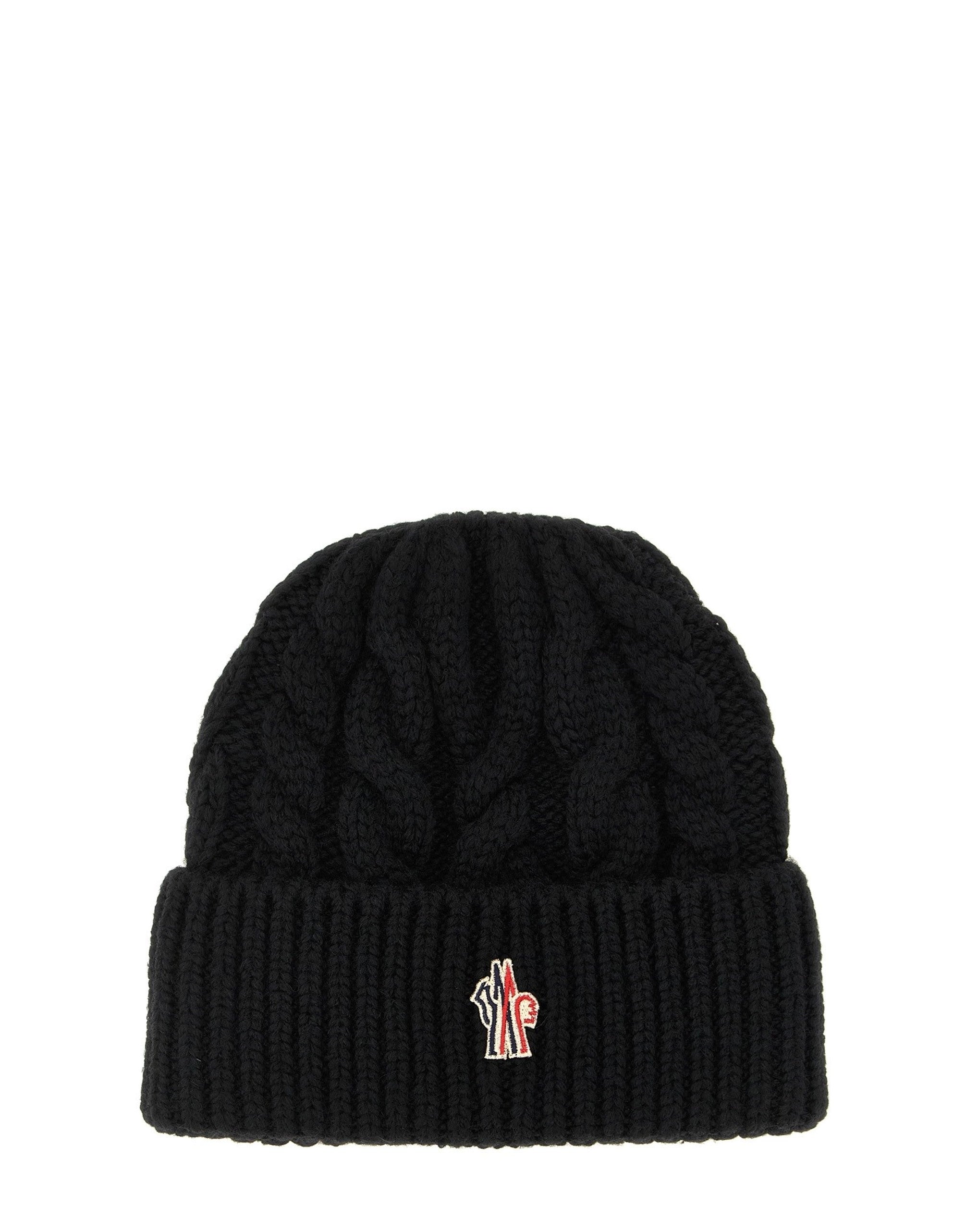 Moncler Grenoble Logo Patch Beanie | Sendegaro