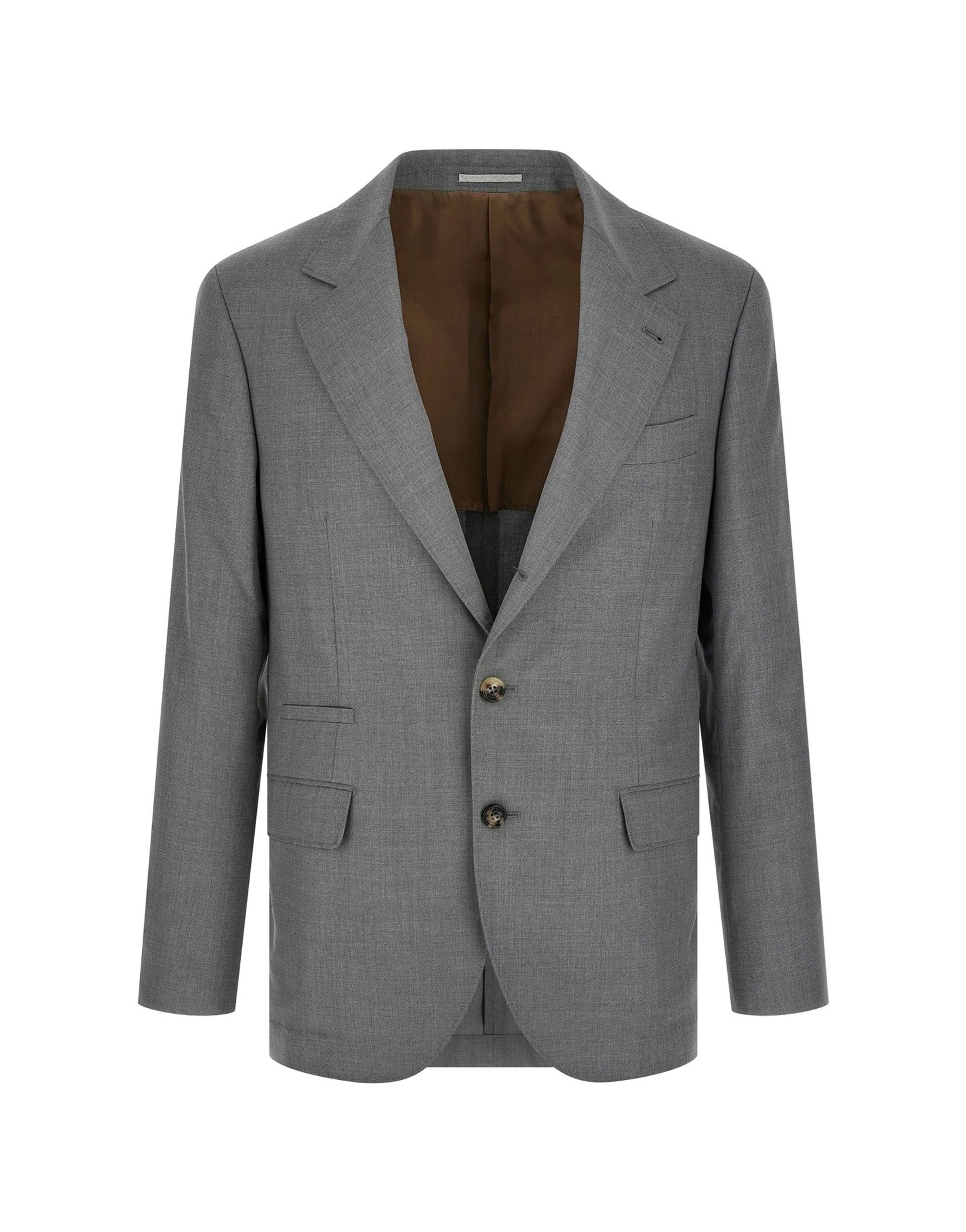 Brunello Cucinelli Hopsack Wool Silk Blazer