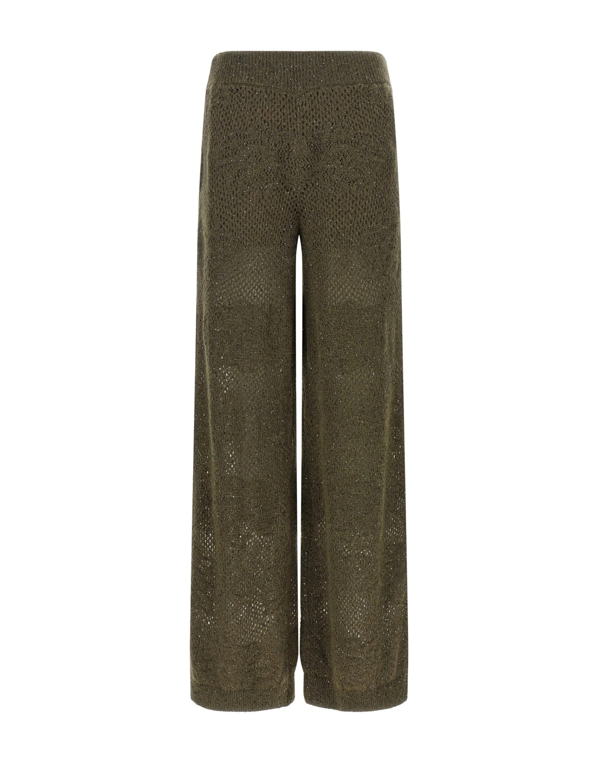 Brunello Cucinelli Track Flower Lace Pants | Sendegaro