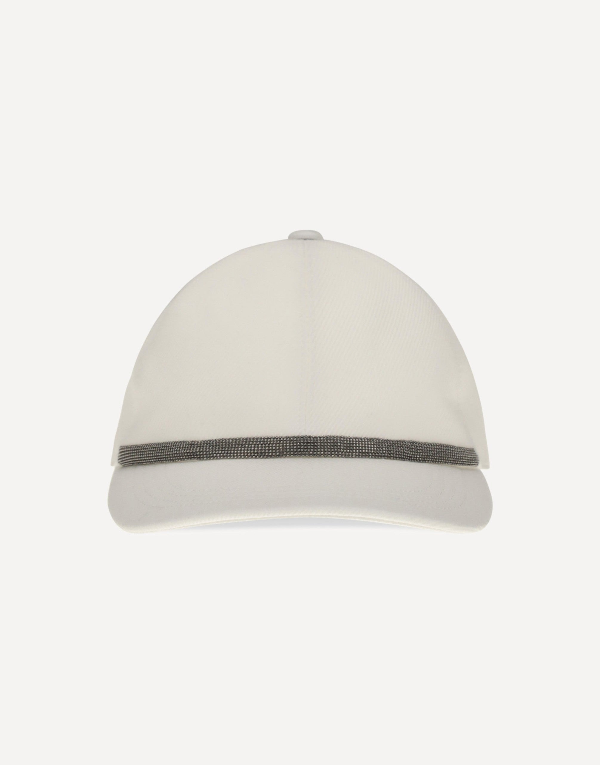 Brunello Cucinelli Baseball Cap With Monili Embellishment