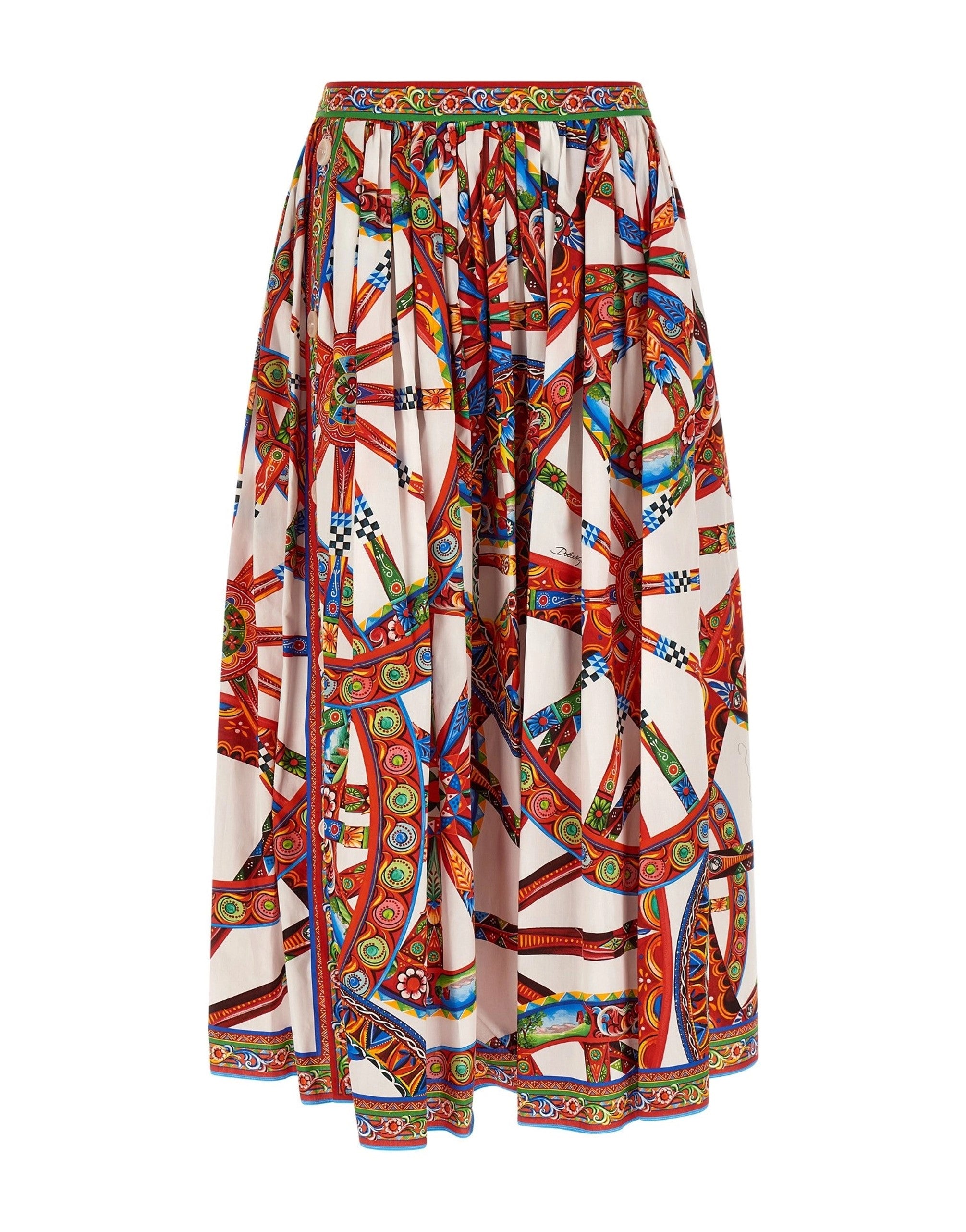Dolce & Gabbana Carretto Midi Skirt