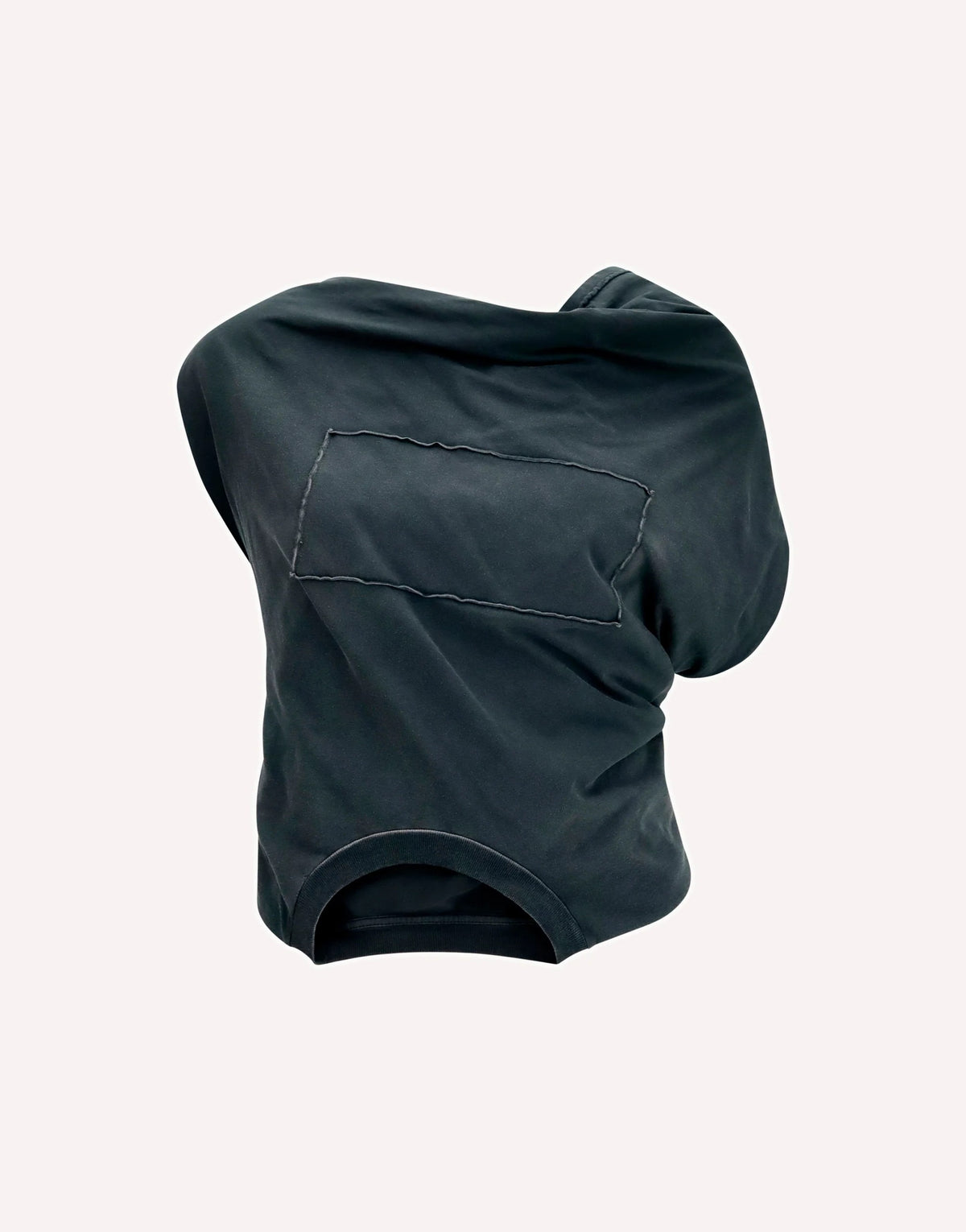 Maison Margiela Asymmetric Draped Jersey Top