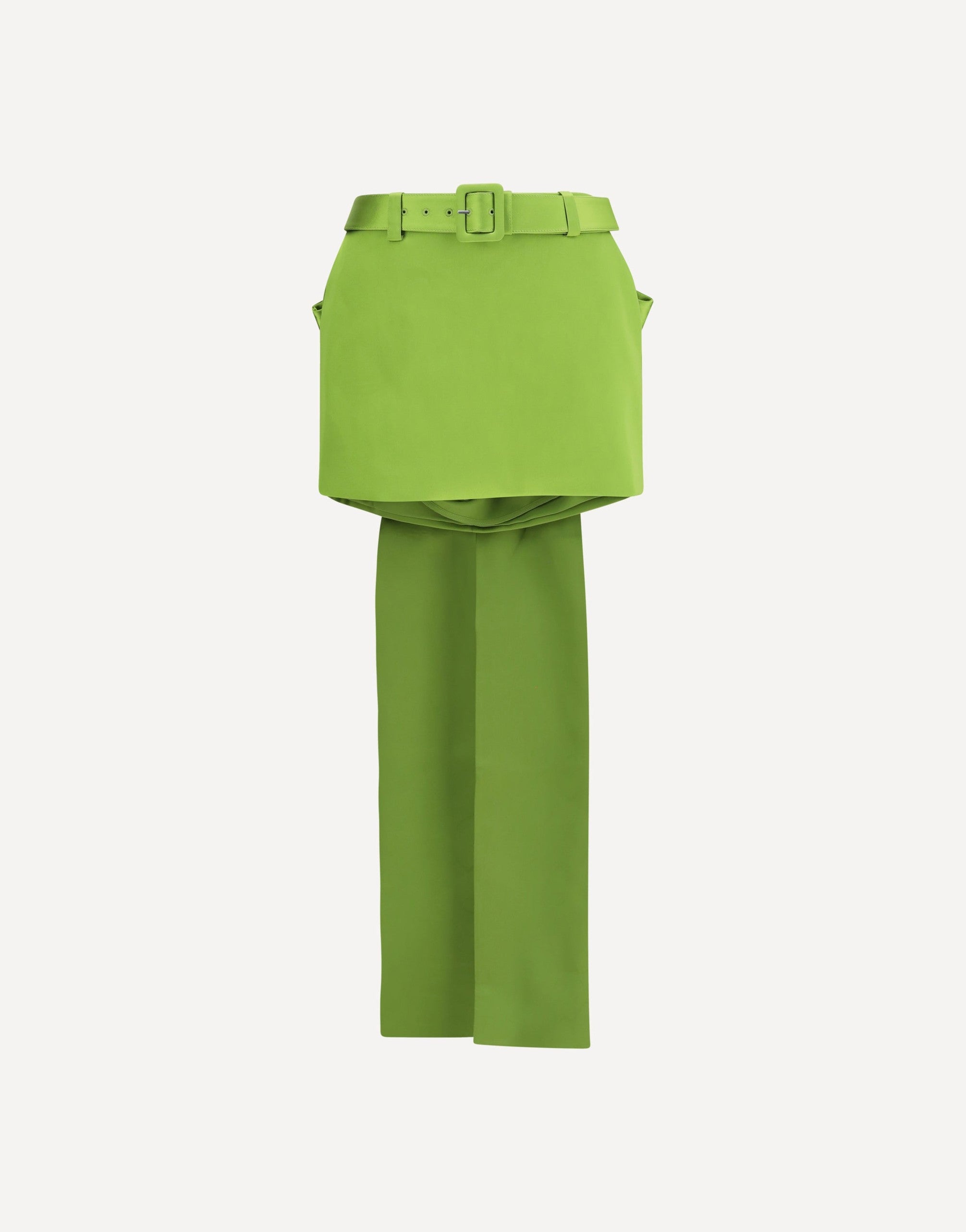 Self-Portrait Satin Bow Mini Skirt