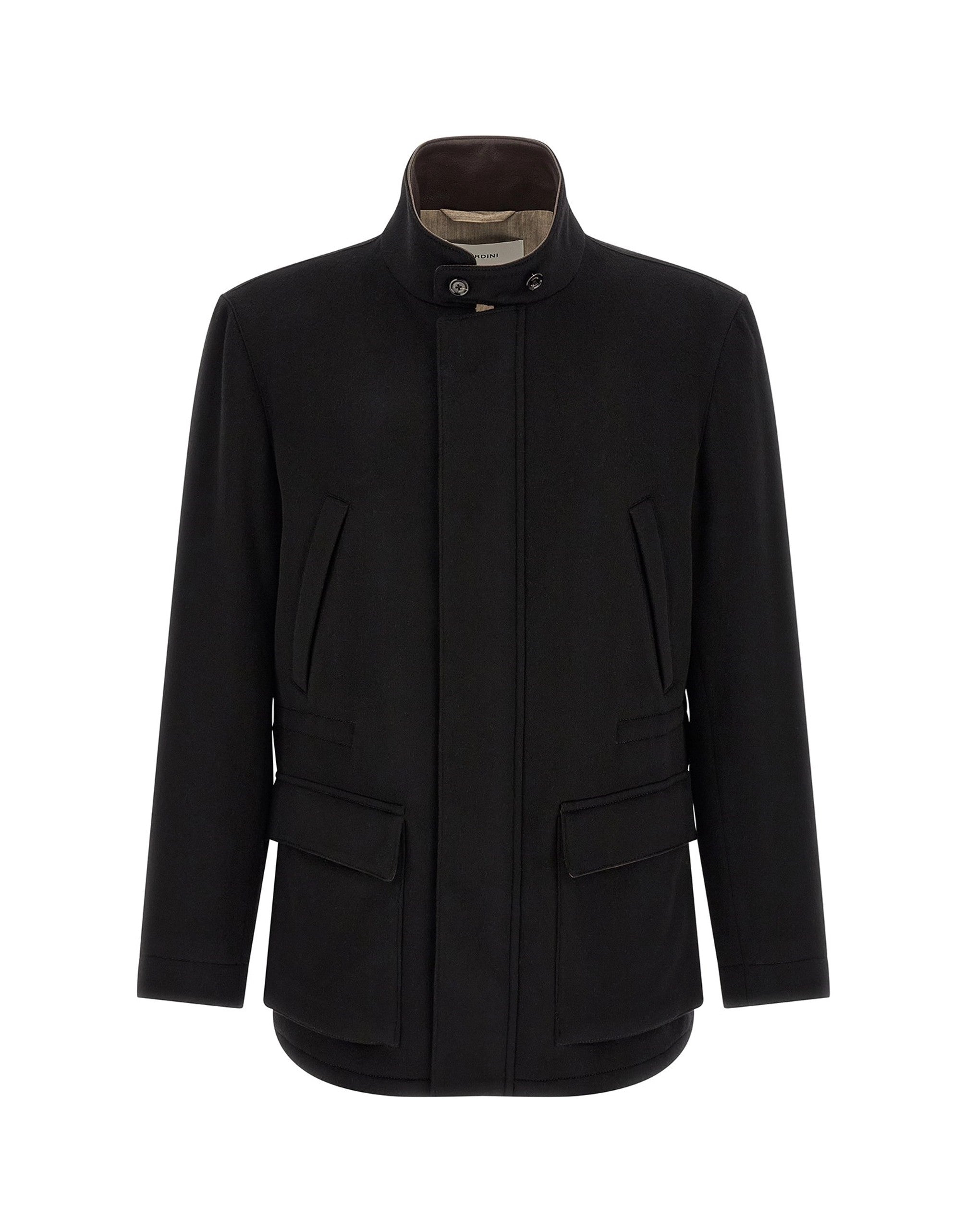 Lardini Black Cashmere Field Jacket
