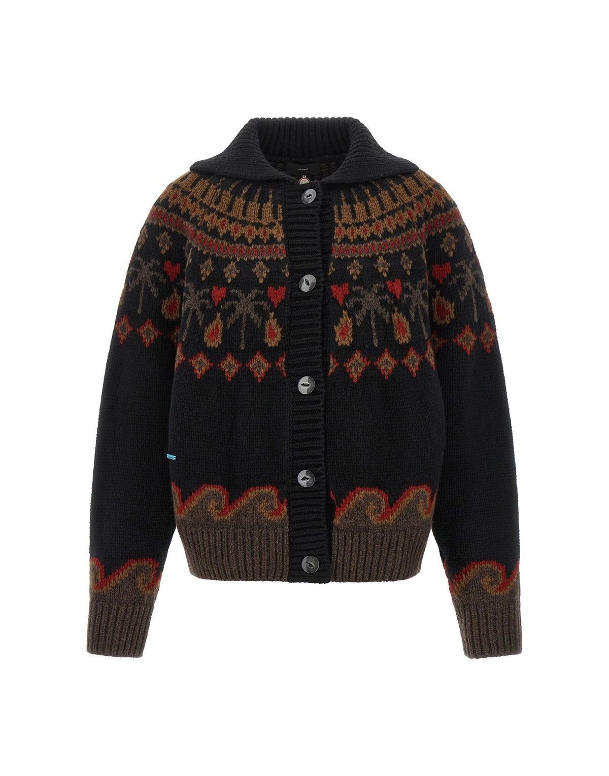 Alanui Sweet Winter Jacquard Cardigan