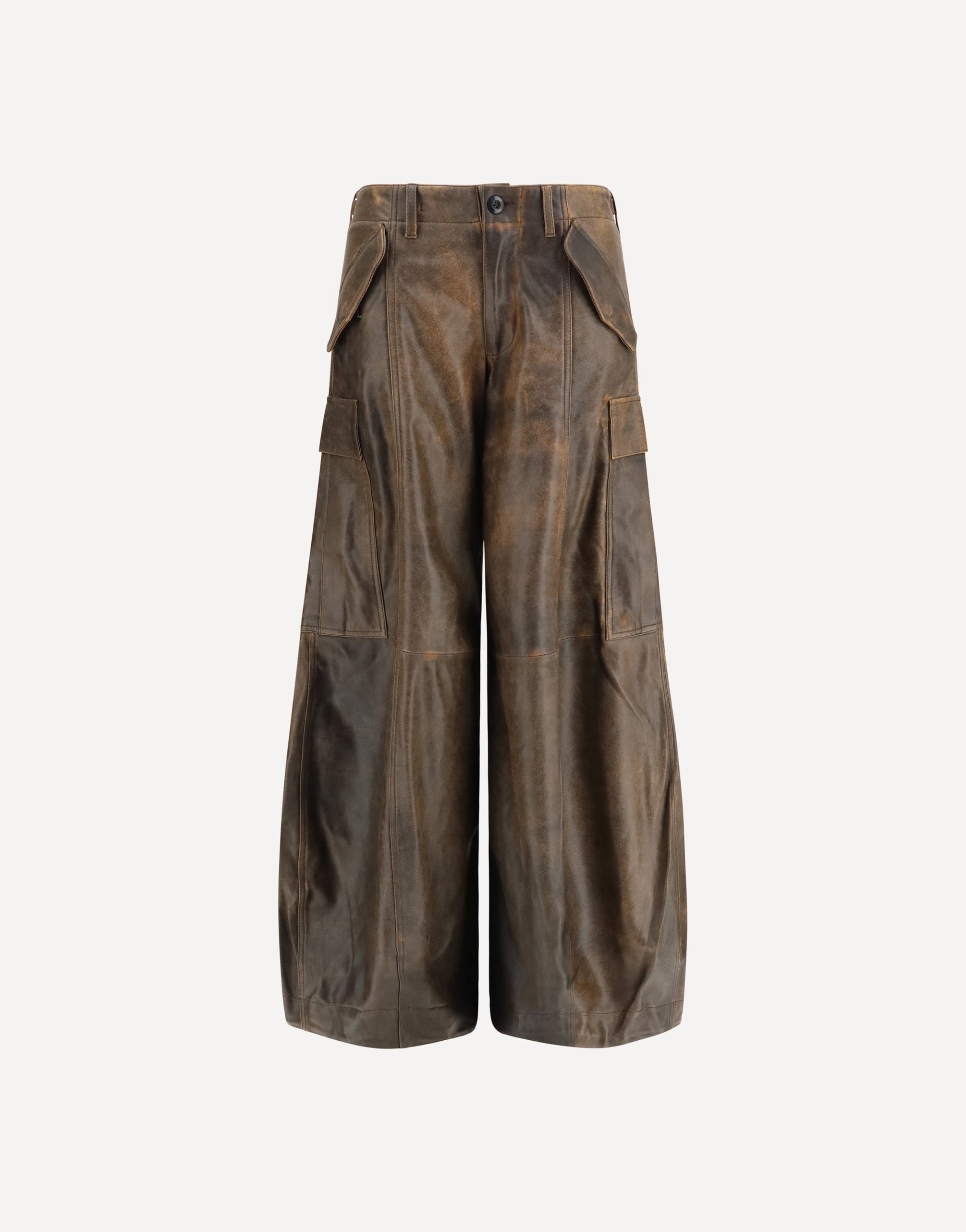 R13 Leather Cargo Pants