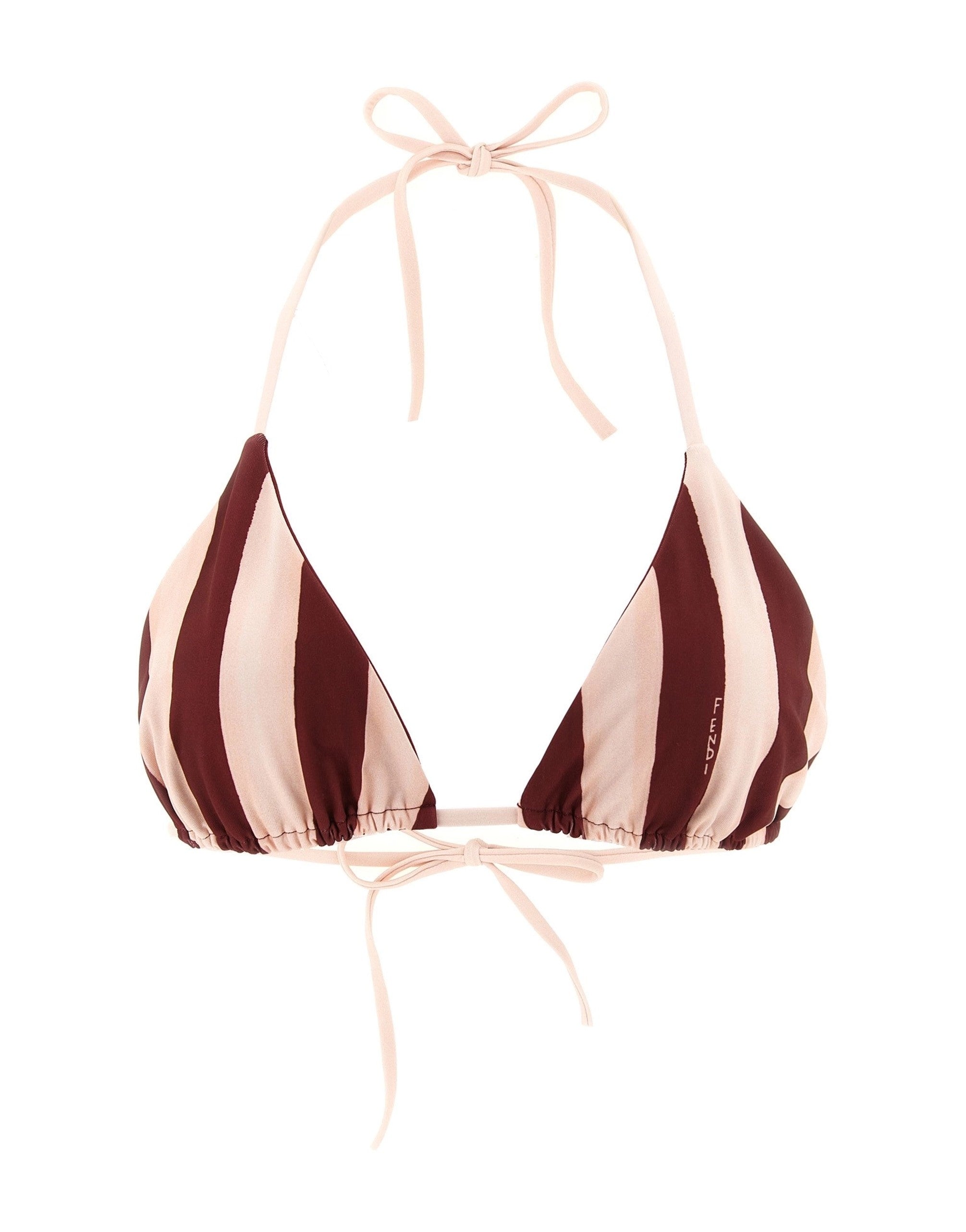 Fendi Pequin Reversible Bikini Top