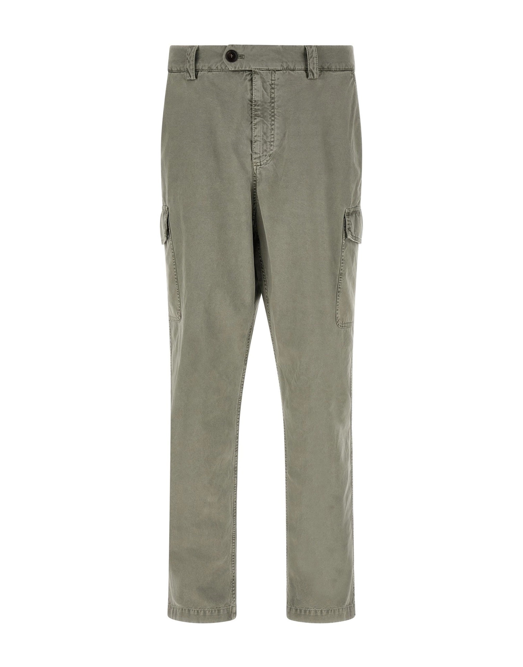 Brunello Cucinelli Garment-Dyed Cargo Pants