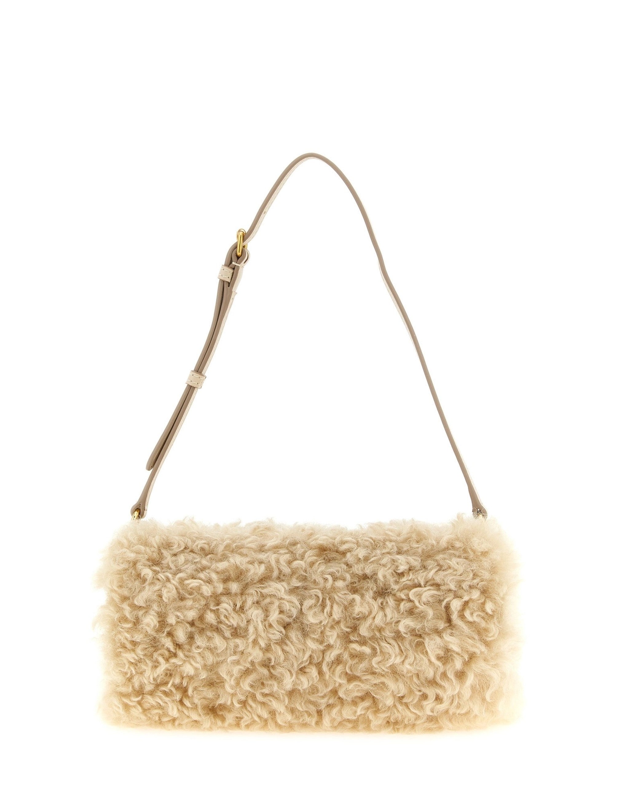 Stella McCartney Shearling Clutch