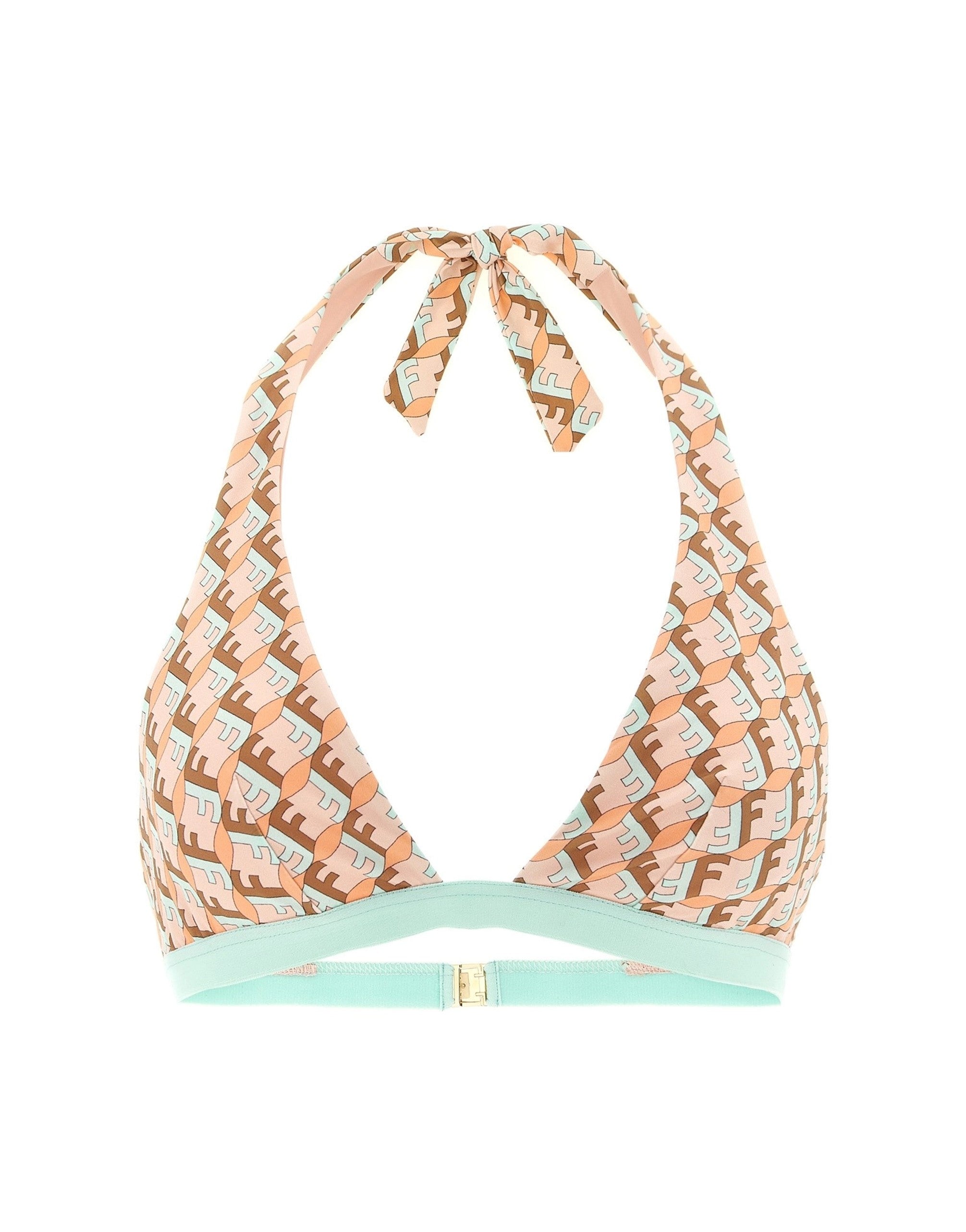 Fendi FF Waves Triangle Bikini Top