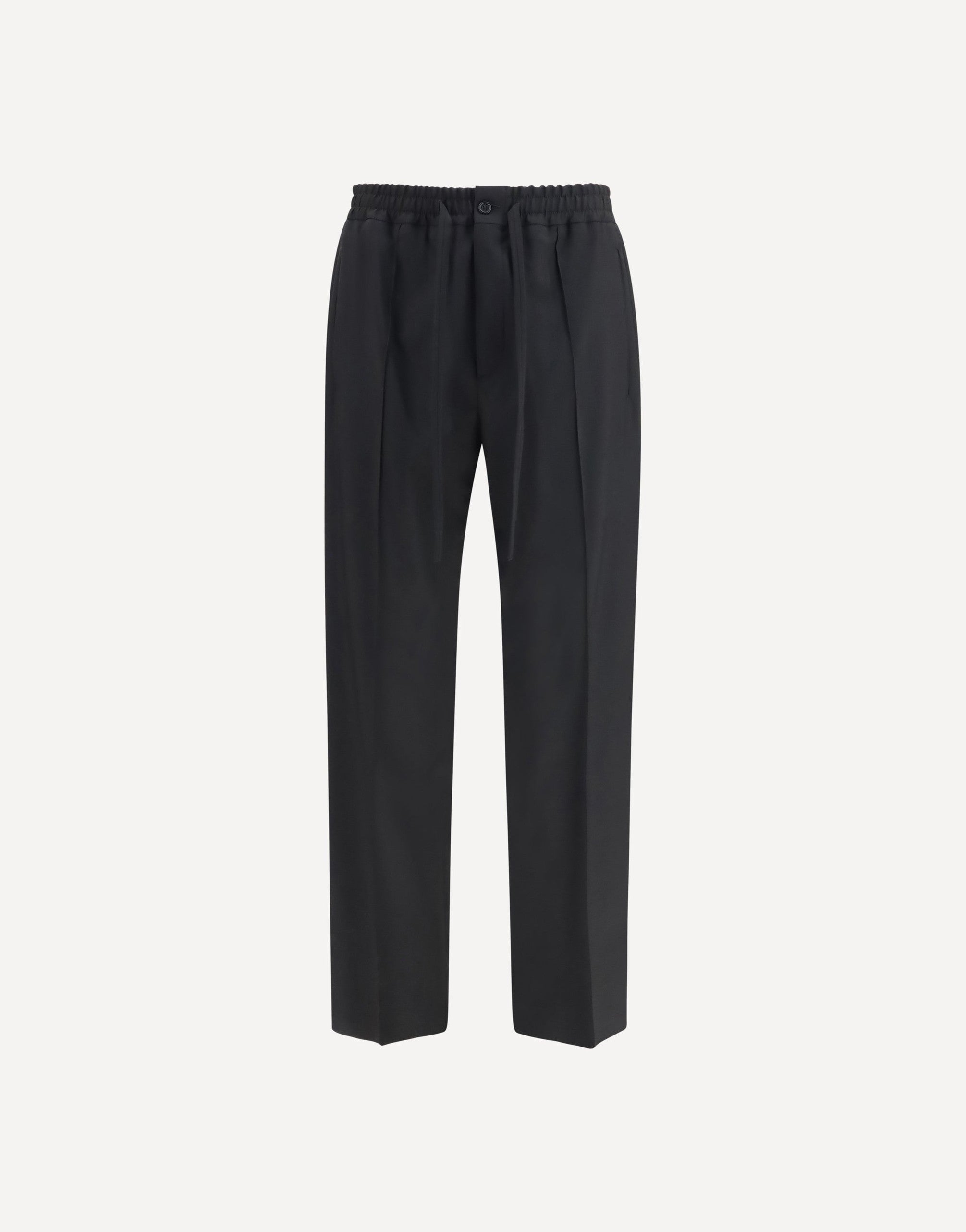 Valentino Garavani VLogo Embroidered Cotton Gabardine Pants