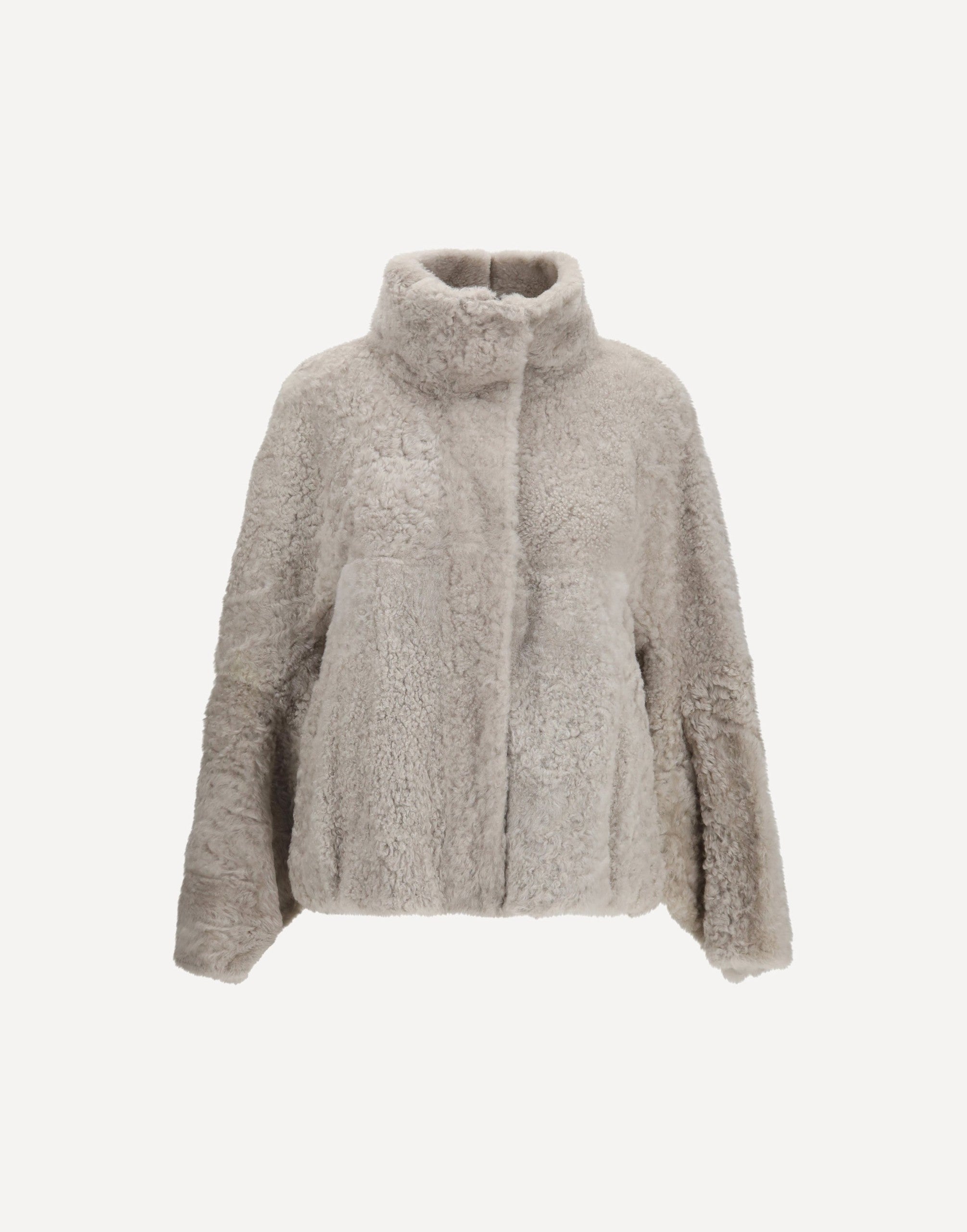 Brunello Cucinelli High-Neck Shearling Jacket | Sendegaro JP