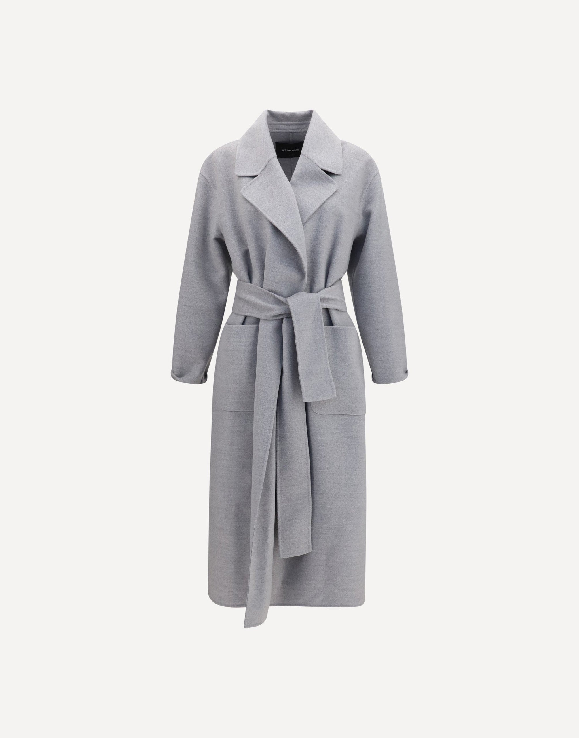 Fabiana Filippi Belted Double Wool Coat