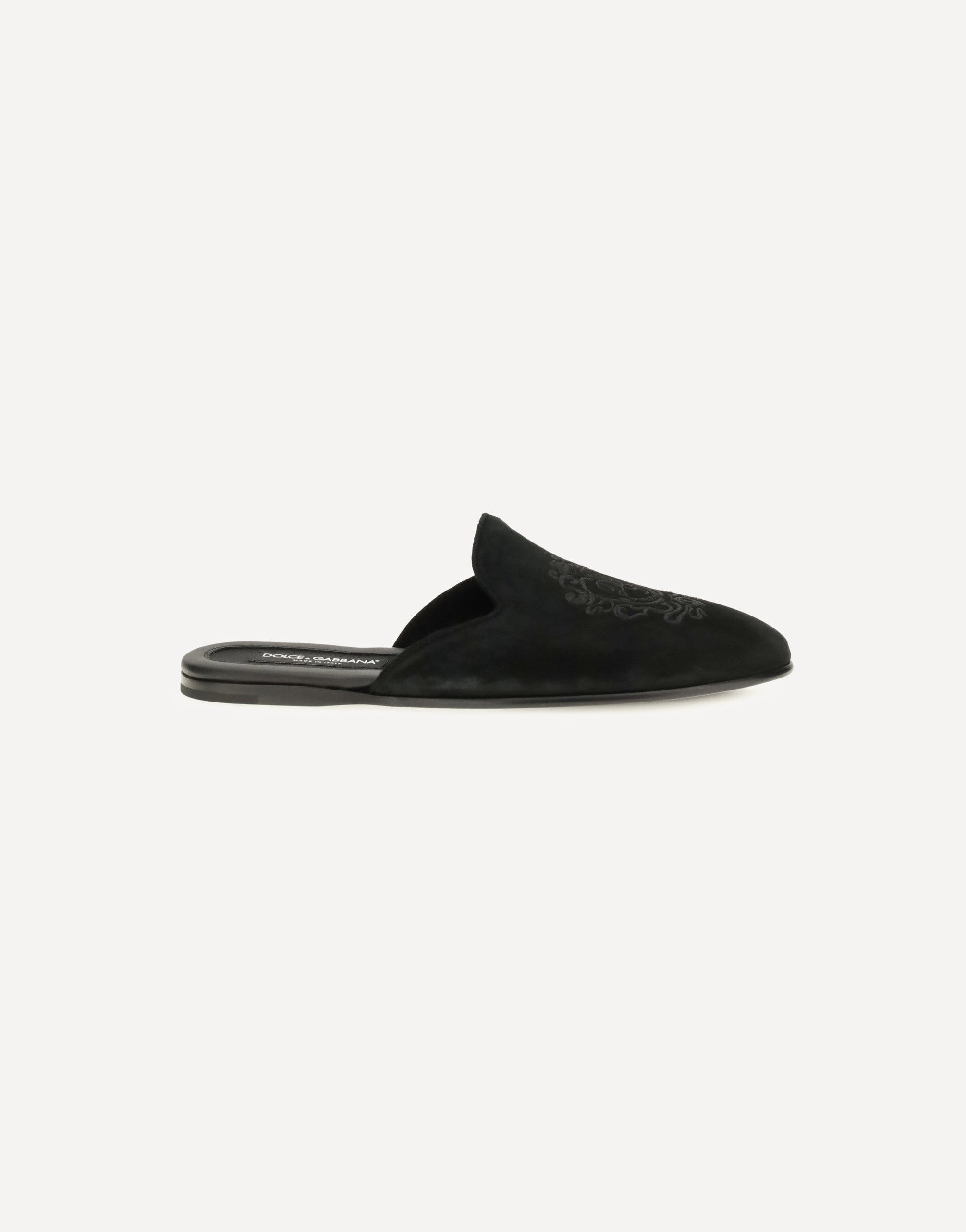 Dolce & Gabbana Calfskin Leather Mules