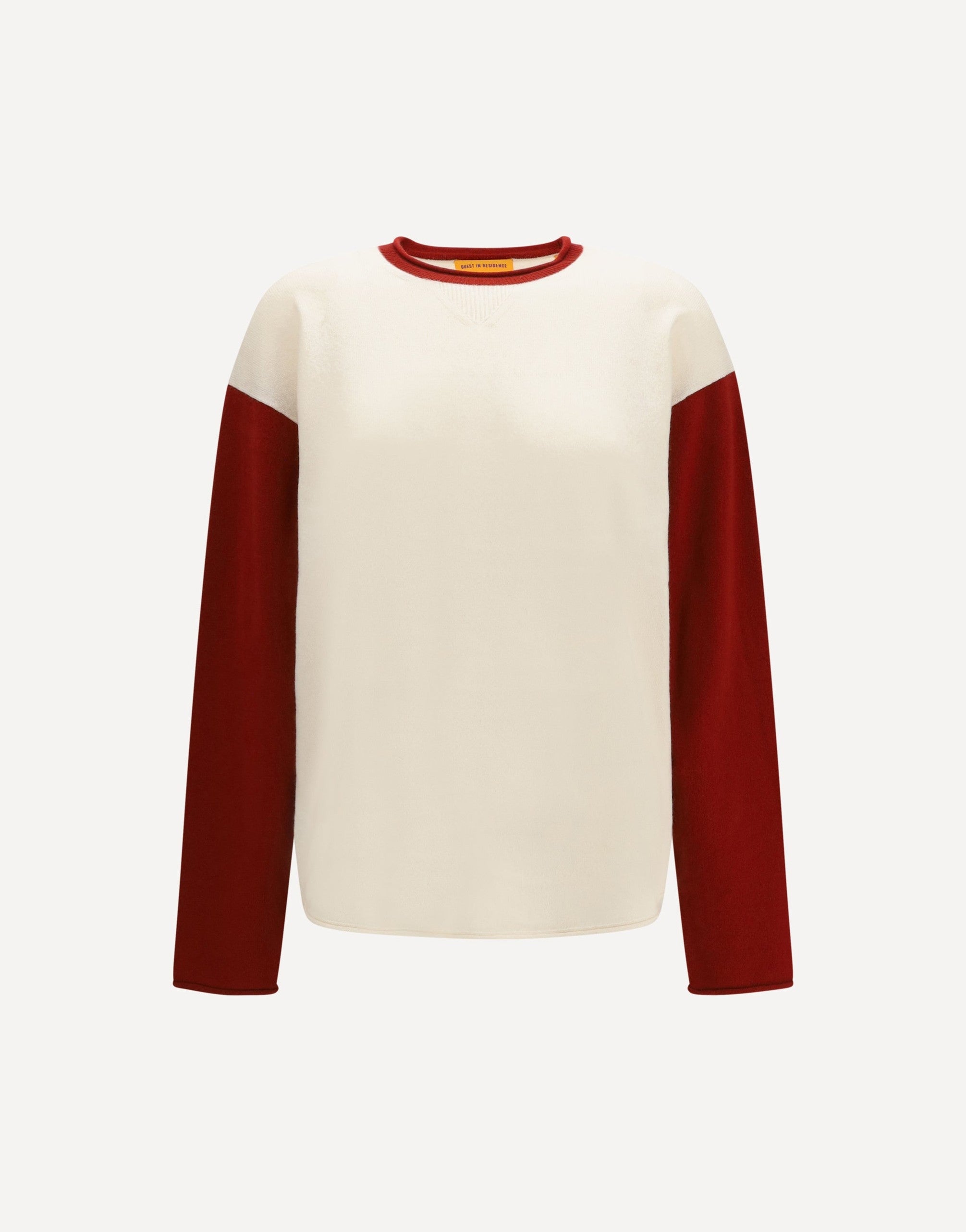 Guest in Residence Baseball Oversized Crew Sweater