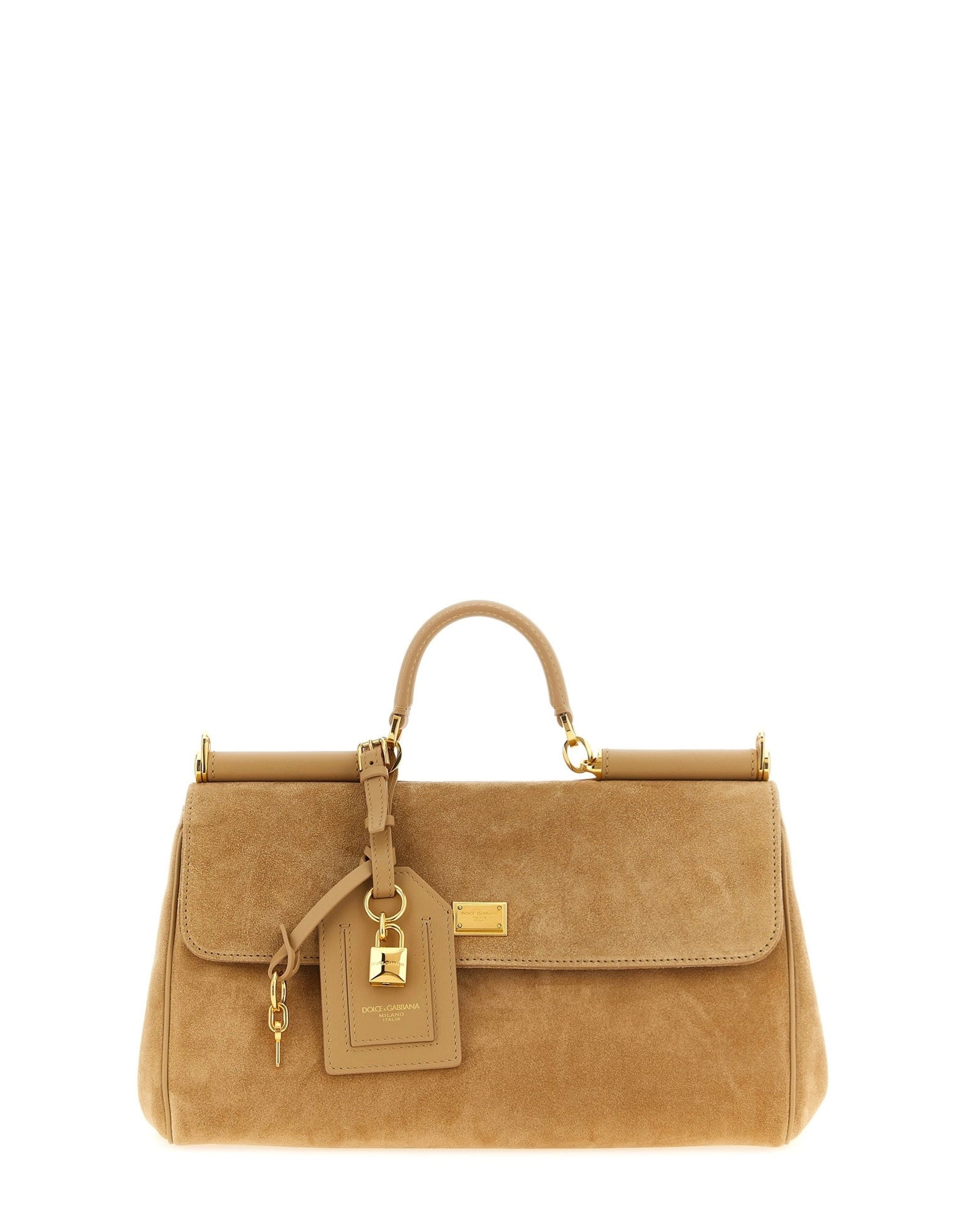 Dolce & Gabbana My Sicily Suede Handbag