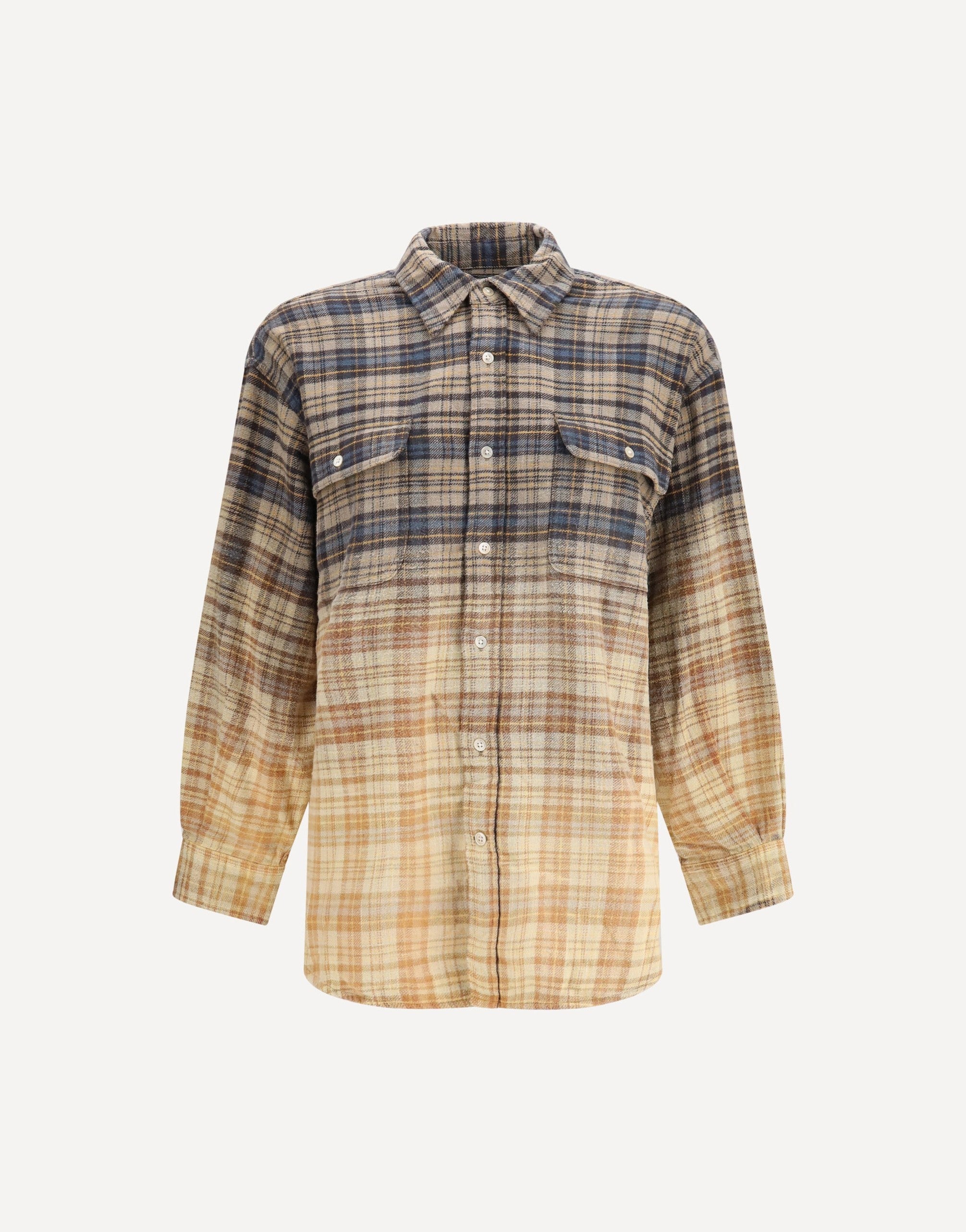 R13 Boyfriend Plaid Shirt