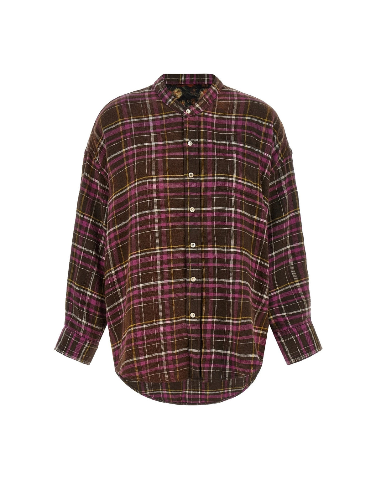 R13 Tartan Shirt With Scarf