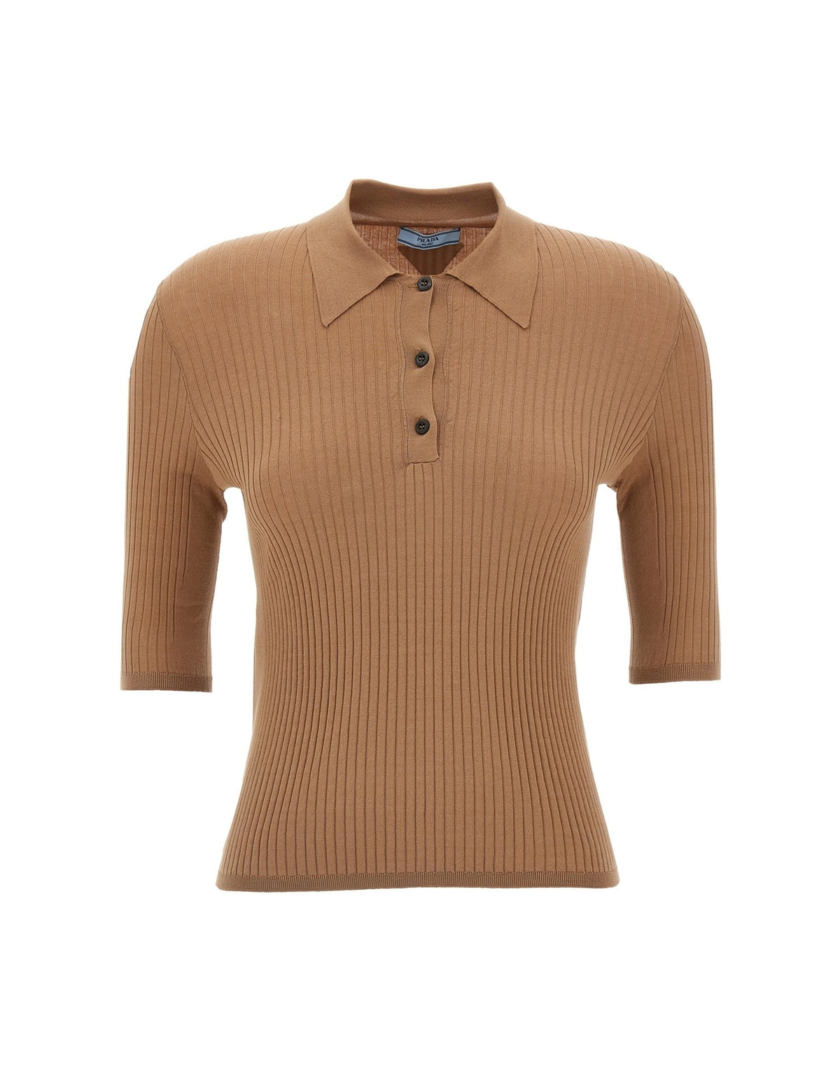 Prada Cotton Knitted Polo Shirt
