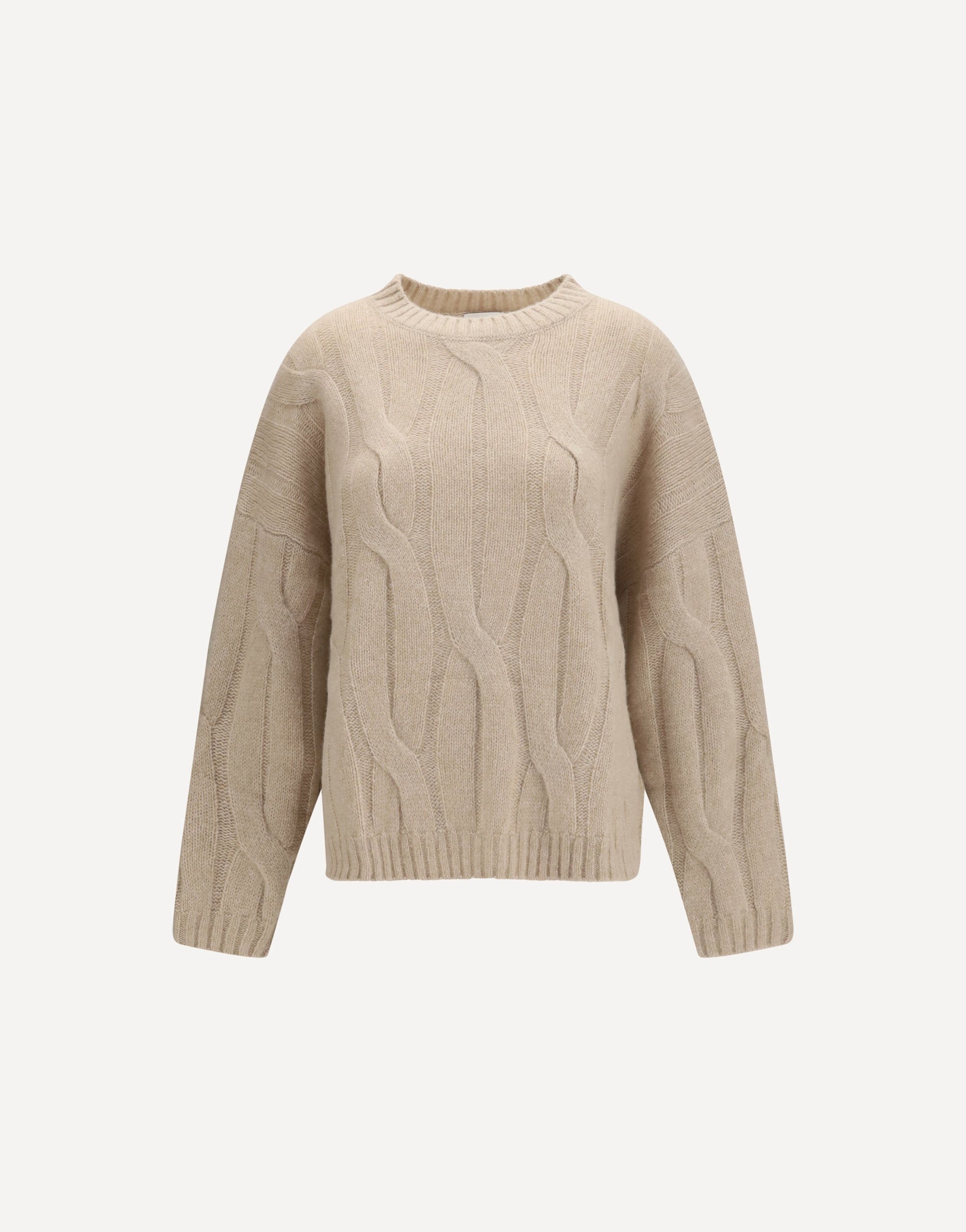 Allude Cashmere Silk Sweater With Voluminous Sleeves