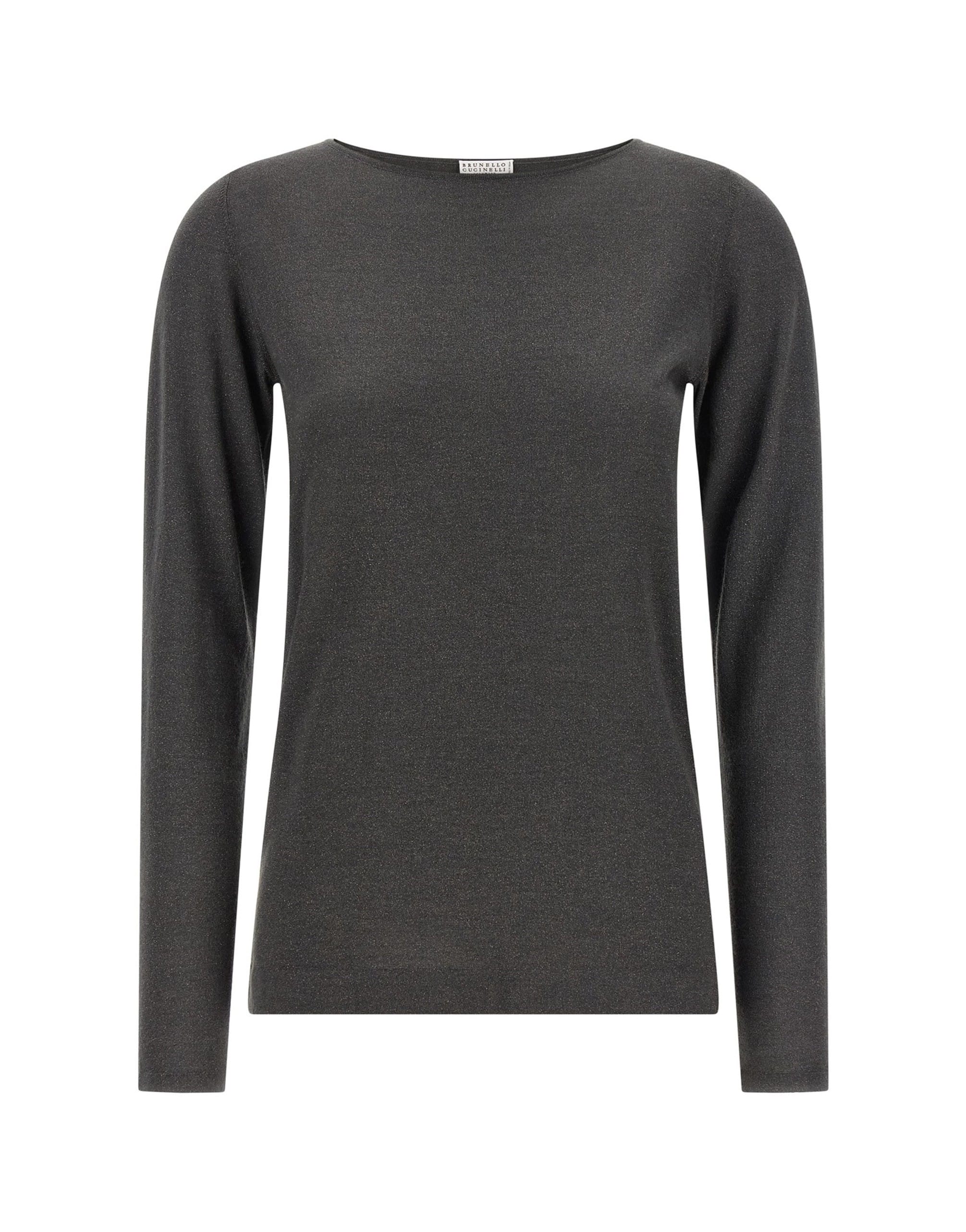 Brunello Cucinelli Glitzernder Kaschmir-Seiden-Pullover